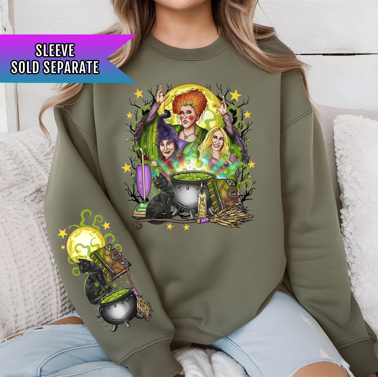 Witches Are Back DTF Transfer Ready For Press, DTF Prints, Heat Press Transfers #SP057