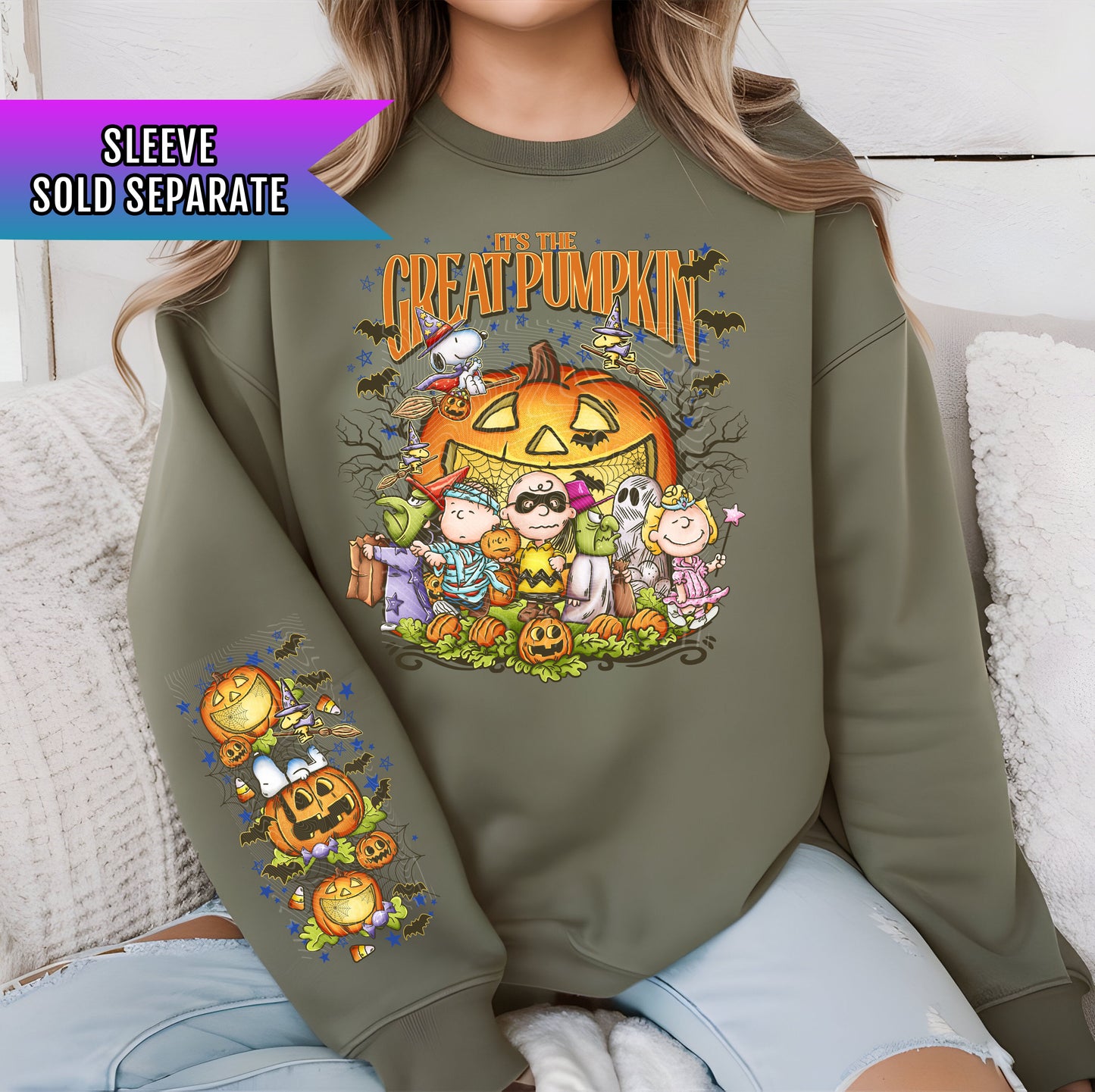 It's The Great Pumpkin DTF Transfers Ready For Press, DTF Prints, Heat Press Transfers #SP072