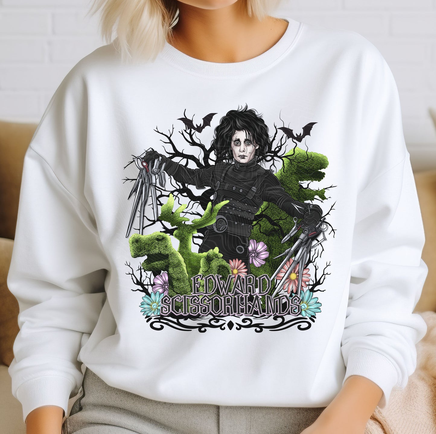 Edward Scissorhands DTF Transfers Ready For Press, DTF Prints, Heat Press Transfers #SP076