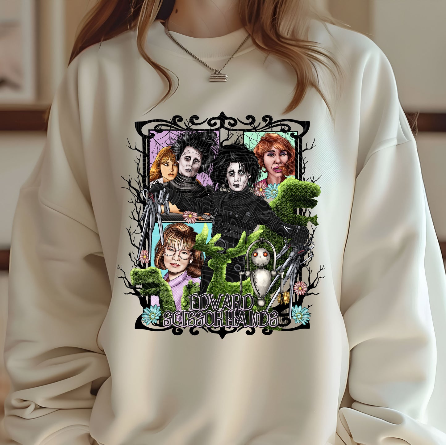 Edward Scissorhands DTF Transfers Ready For Press, DTF Prints, Heat Press Transfers #SP077