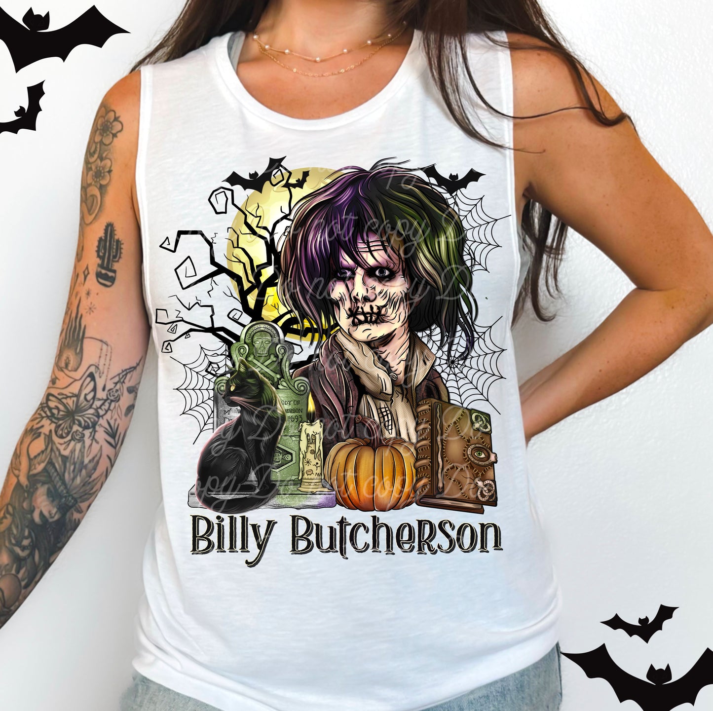 Billy Butcherson DTF Transfers Ready For Press, DTF Prints, Heat Press Transfers #SP081