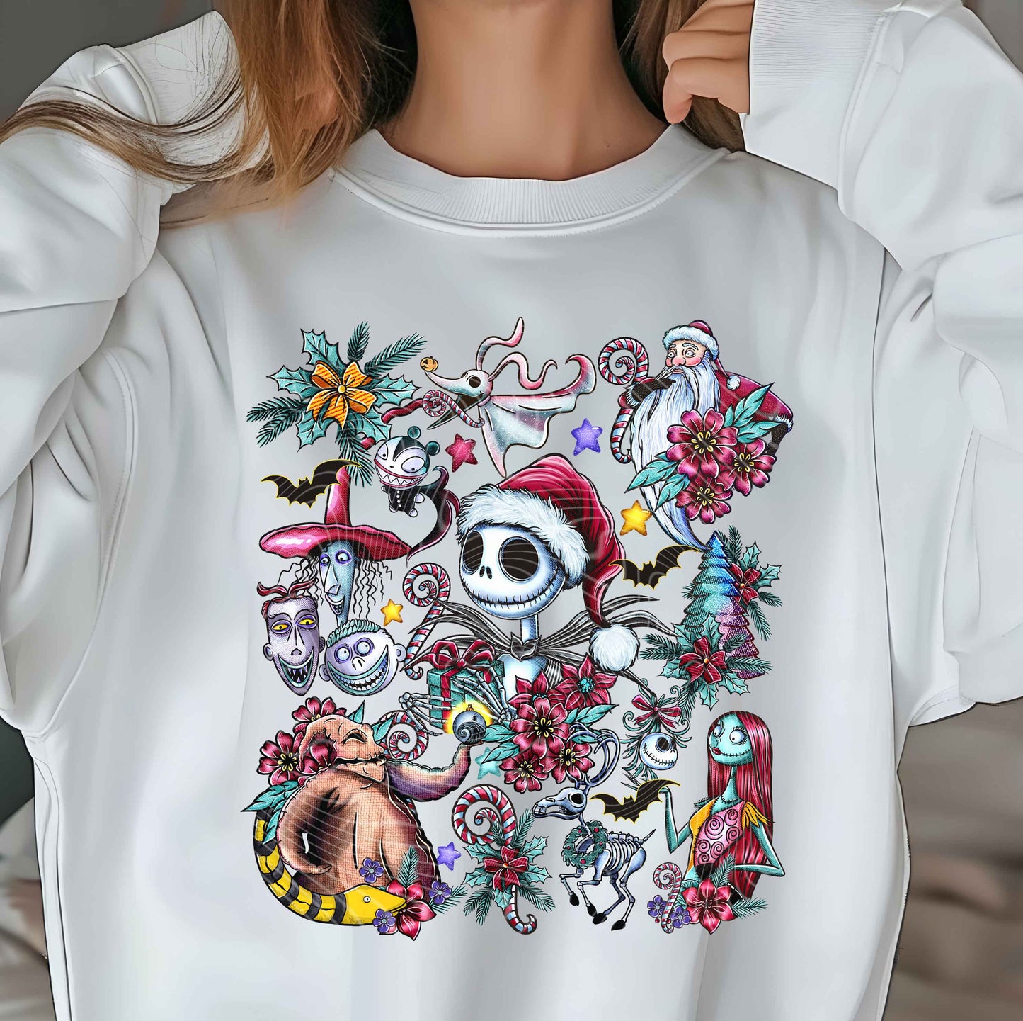 Jack Skellington DTF Transfers Ready For Press, DTF Prints, Heat Press Transfers #SP083