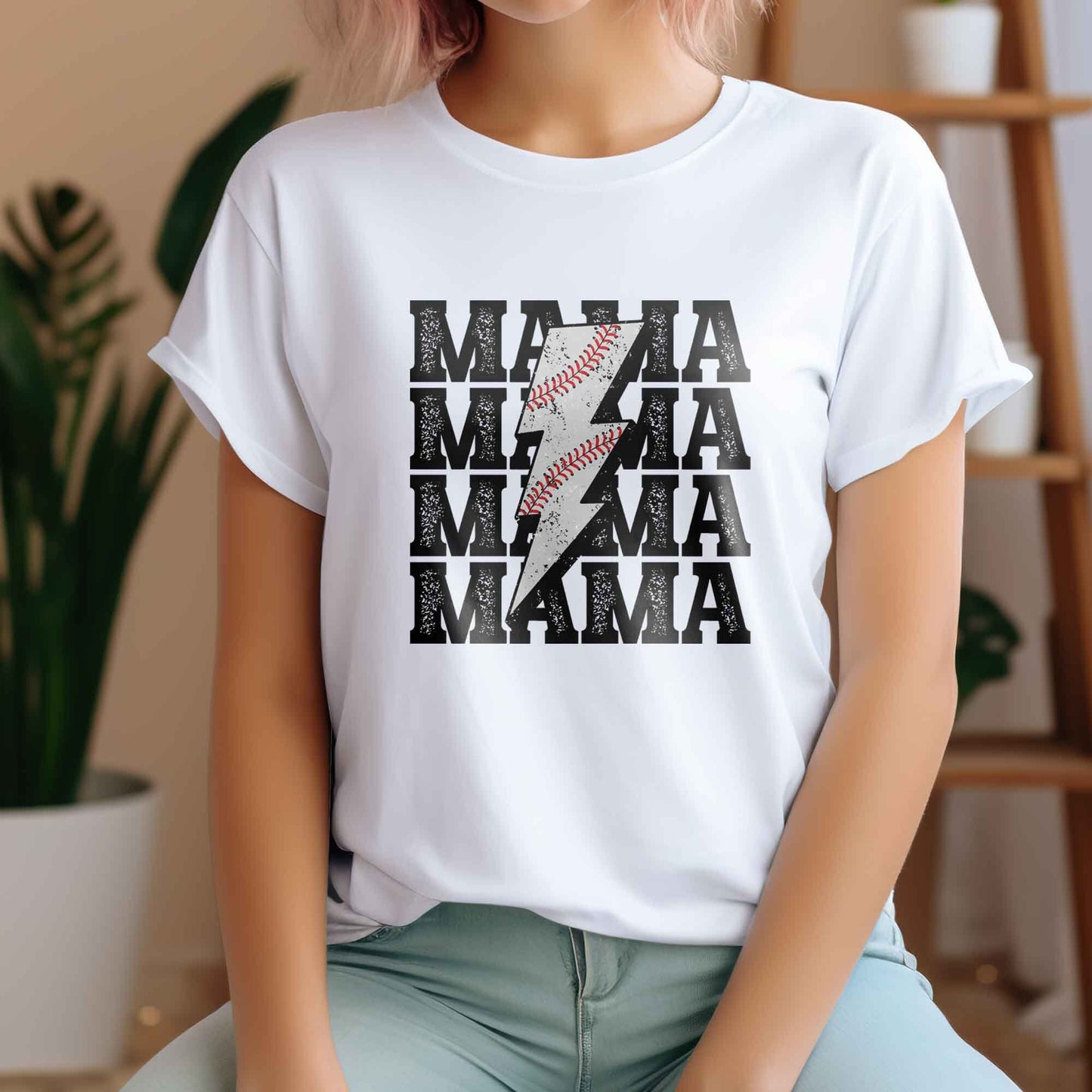 Baseball Mama DTF Transfers, DTF Transfer Ready For Press, Heat Press Transfer, Ready For Press, Direct to Film, DTF Prints, Mama Dtf Print