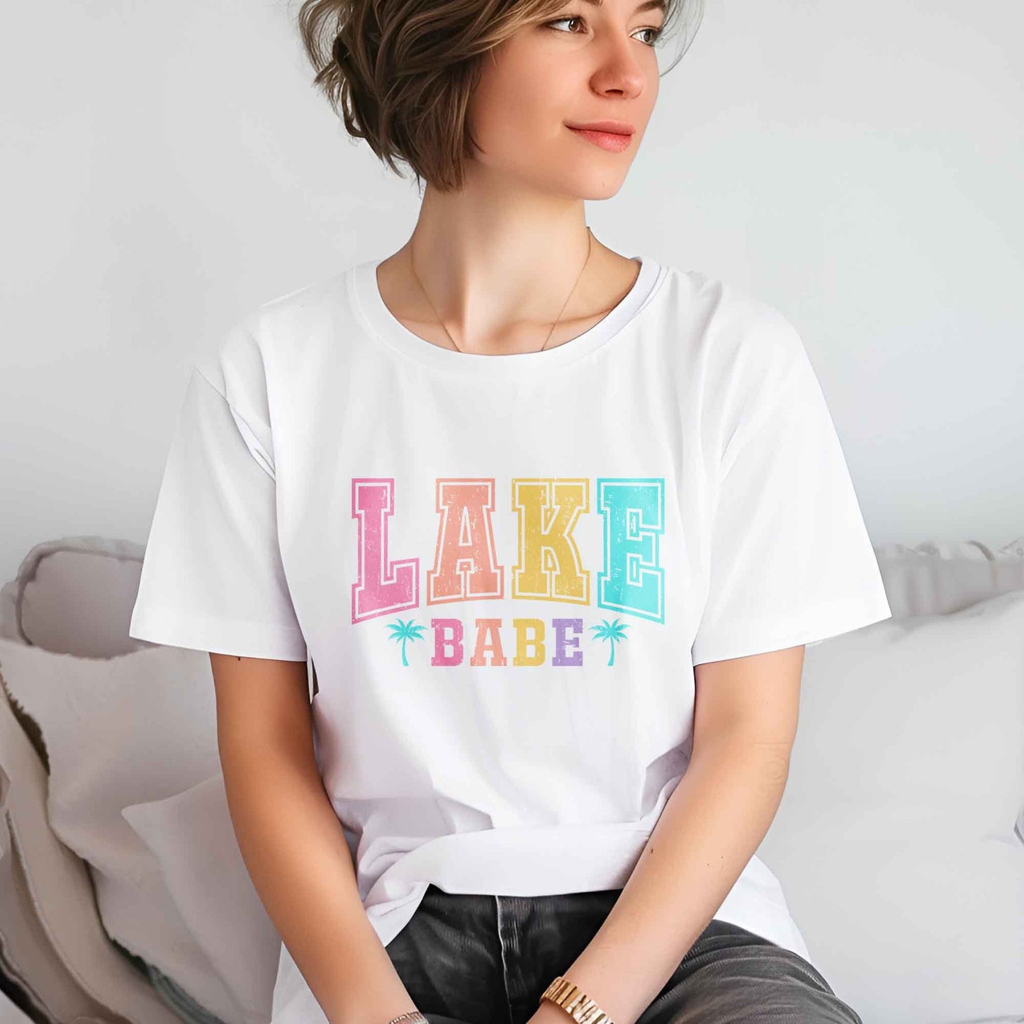 Lake Babe DTF Transfers, DTF Transfer Ready For Press, Heat Press Transfer, Summer Dtf Prints, Direct to Film, Lake Vibes DTF Print, Summer