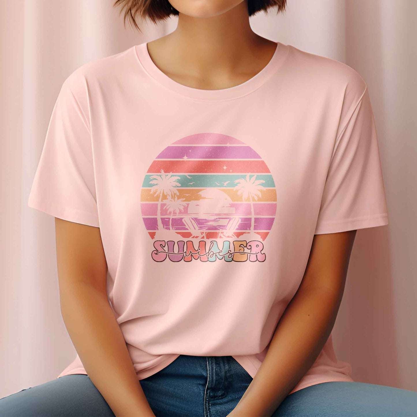 Summer Vibes DTF Transfers, Summer DTF Transfer, DTF Transfer Ready For Press, Heat Press Transfer, Beach Dtf Prints, Summer Direct to Film