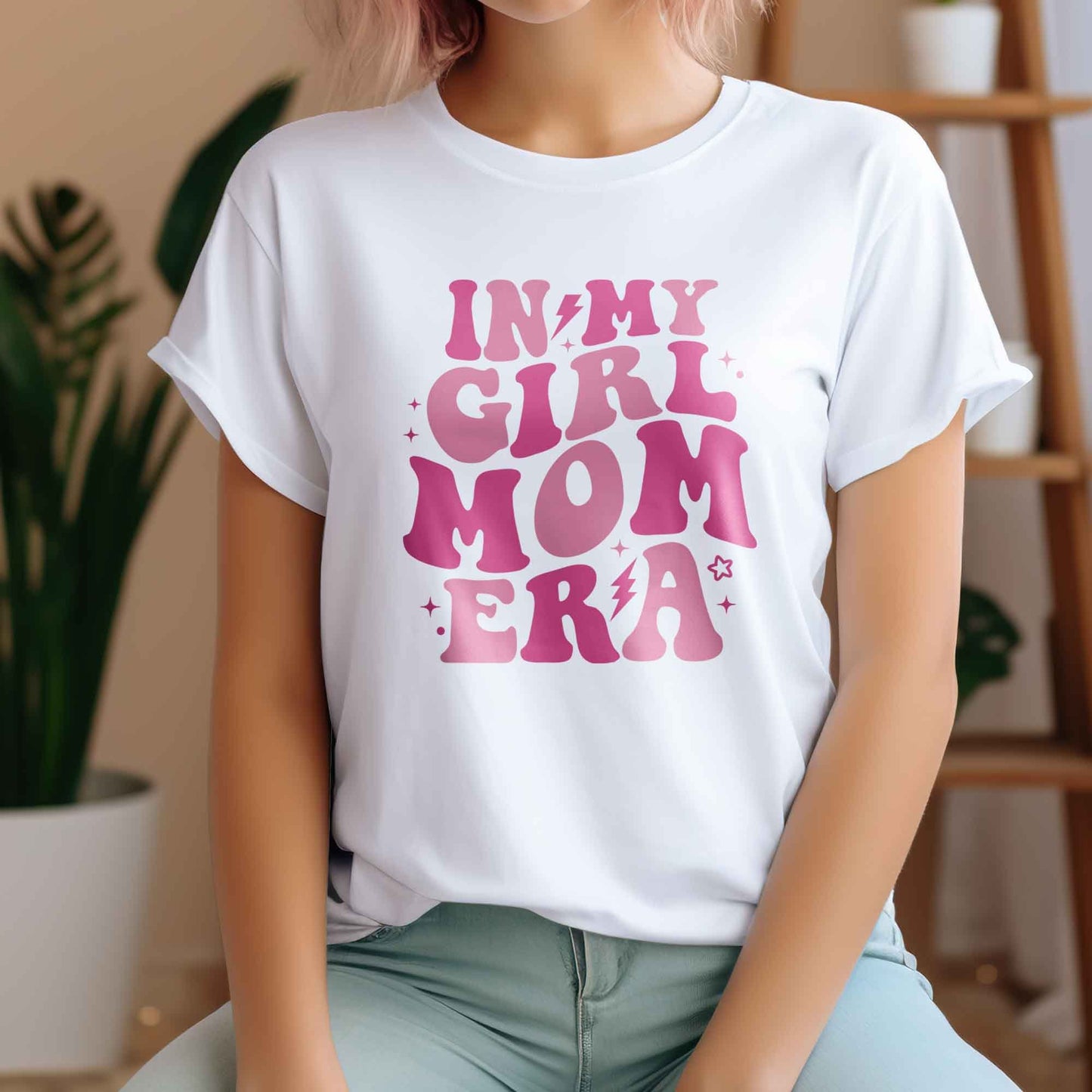 Girl Mom DTF Transfers, DTF Transfer Ready For Press, Heat Press Transfer, Ready For Press, Dtf Heat Transfer, In My Girl Mom Era, Retro Mom