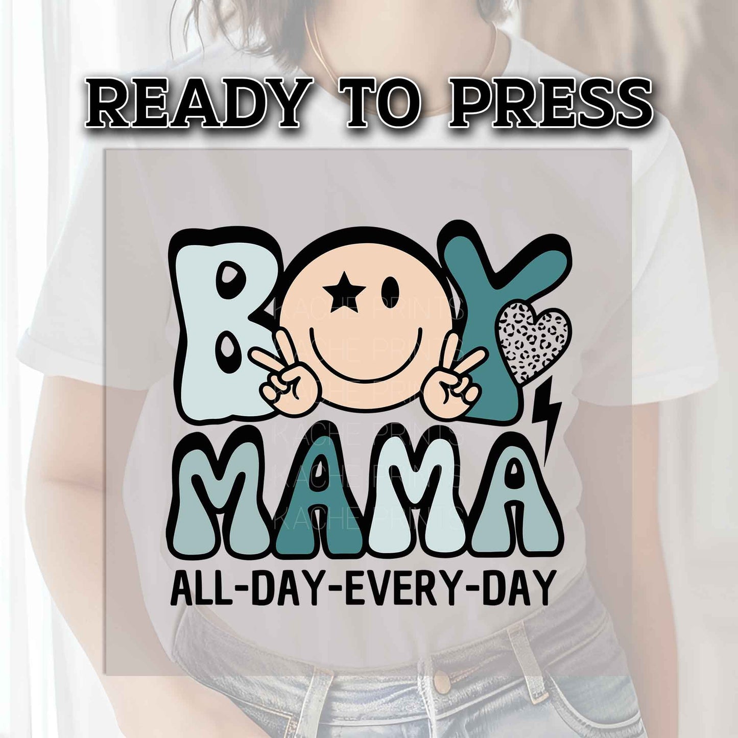 Boy Mama DTF Transfers, DTF Transfer Ready For Press, Heat Press Transfer, Ready For Press, Dtf Heat Transfer, Boy Mama All Day Every Day