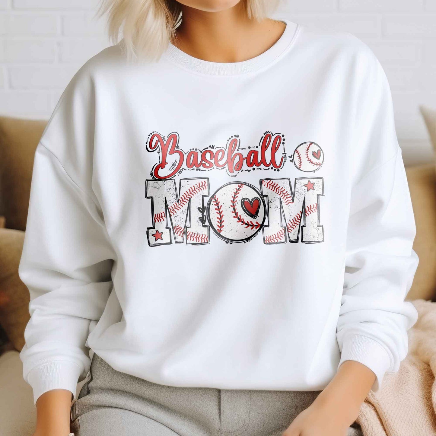 Baseball Mom DTF Transfers, DTF Transfer Ready For Press, Heat Press Transfer, Ready For Press, Direct to Film, DTF Prints, Mama Dtf Print