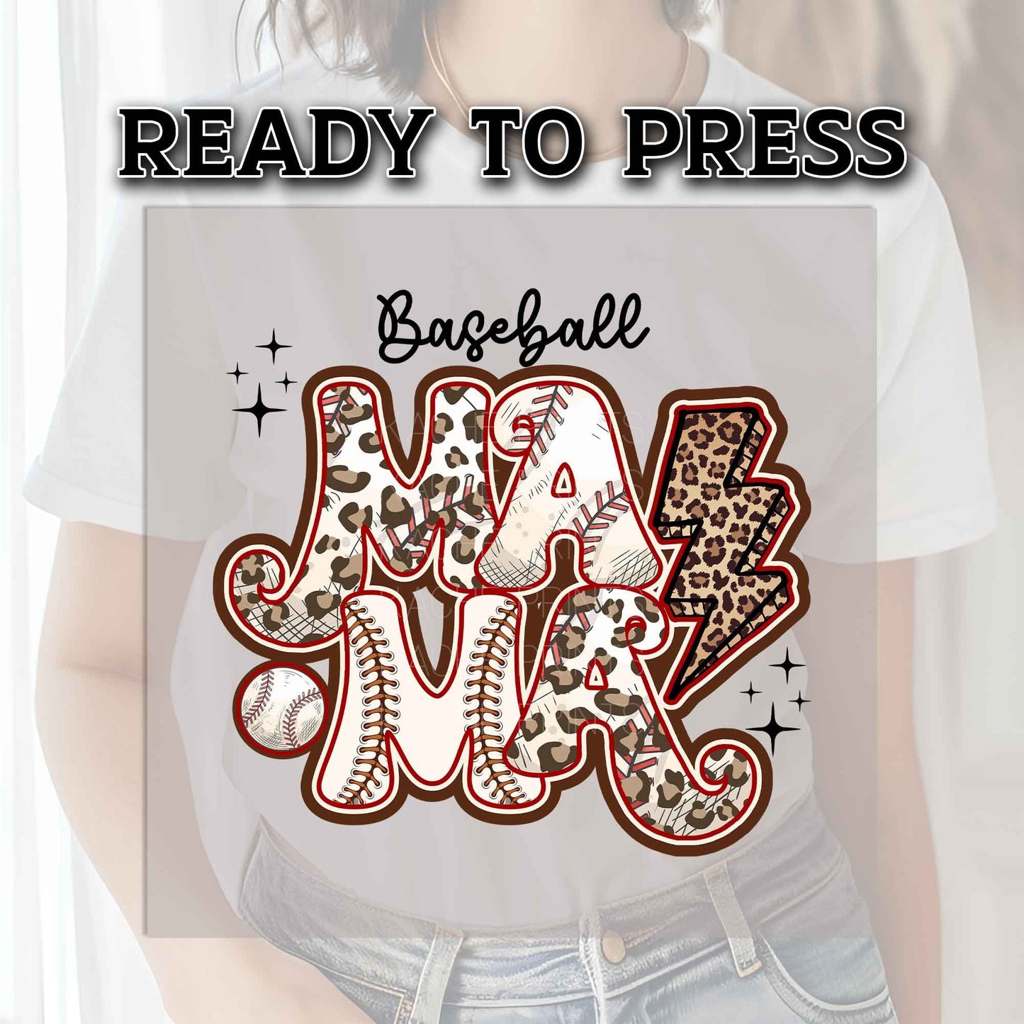 Baseball DTF Transfer Ready For Press, Baseball DTF Transfers, Heat Press Transfer,Ready For Press,Dtf Heat Transfer, Baseball Mom DTF Paper