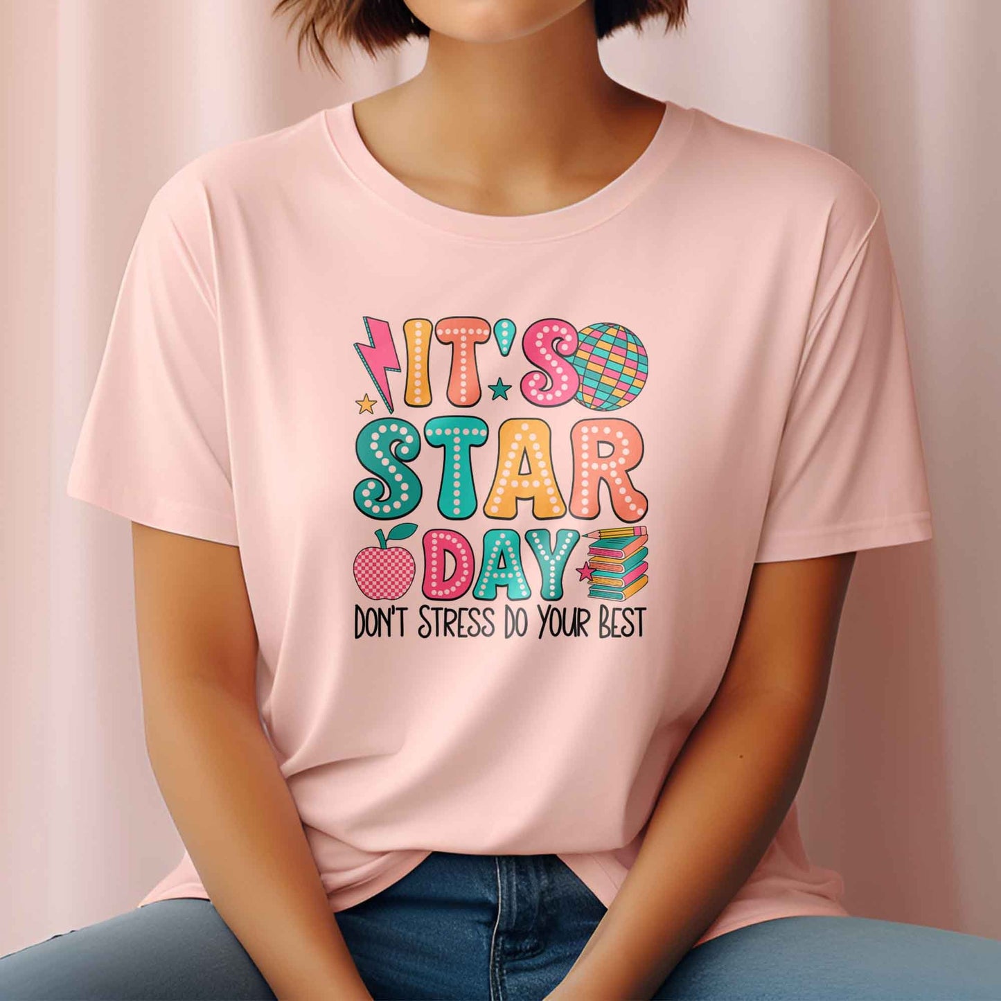 Back To School DTF Transfers, DTF Transfer Ready For Press, Heat Press Transfer, DTF Print, Teacher Ready For Press, It's Star Day Dtf Print