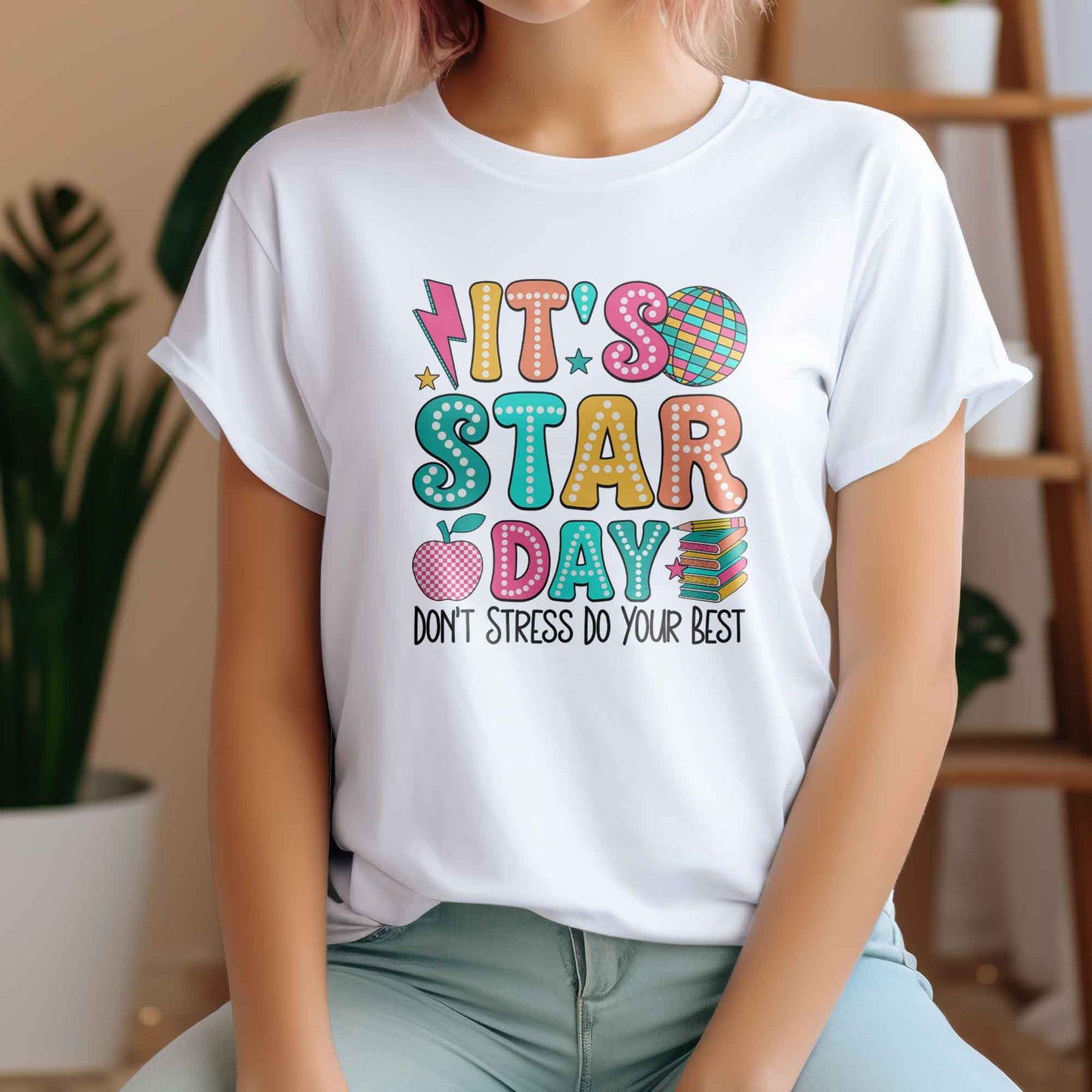 Back To School DTF Transfers, DTF Transfer Ready For Press, Heat Press Transfer, DTF Print, Teacher Ready For Press, It's Star Day Dtf Print
