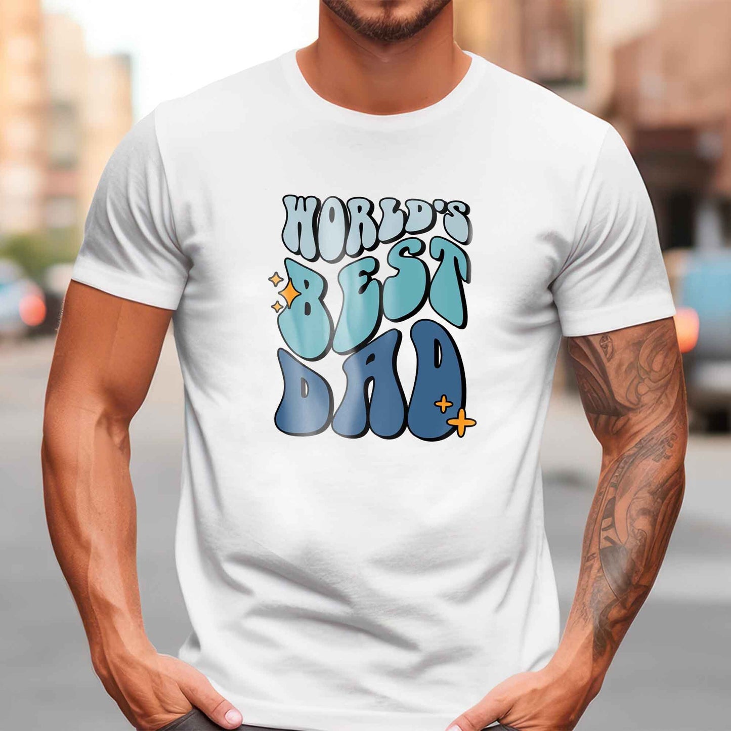 Dad DTF Transfers, DTF Transfer Ready For Press, Heat Press Transfer, DTF Print, Daddy Ready For Press, Papa Dtf, World's Best Dad Dtf Print