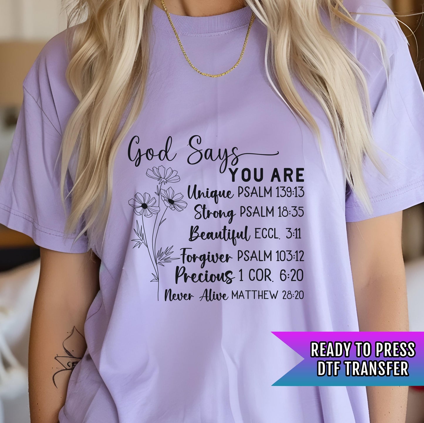 God DTF Transfer, DTF Transfer Ready For Press, Easter Heat Press Transfer, Heat Transfer, Ready For Press Heat Transfer, God Is Good Dtf