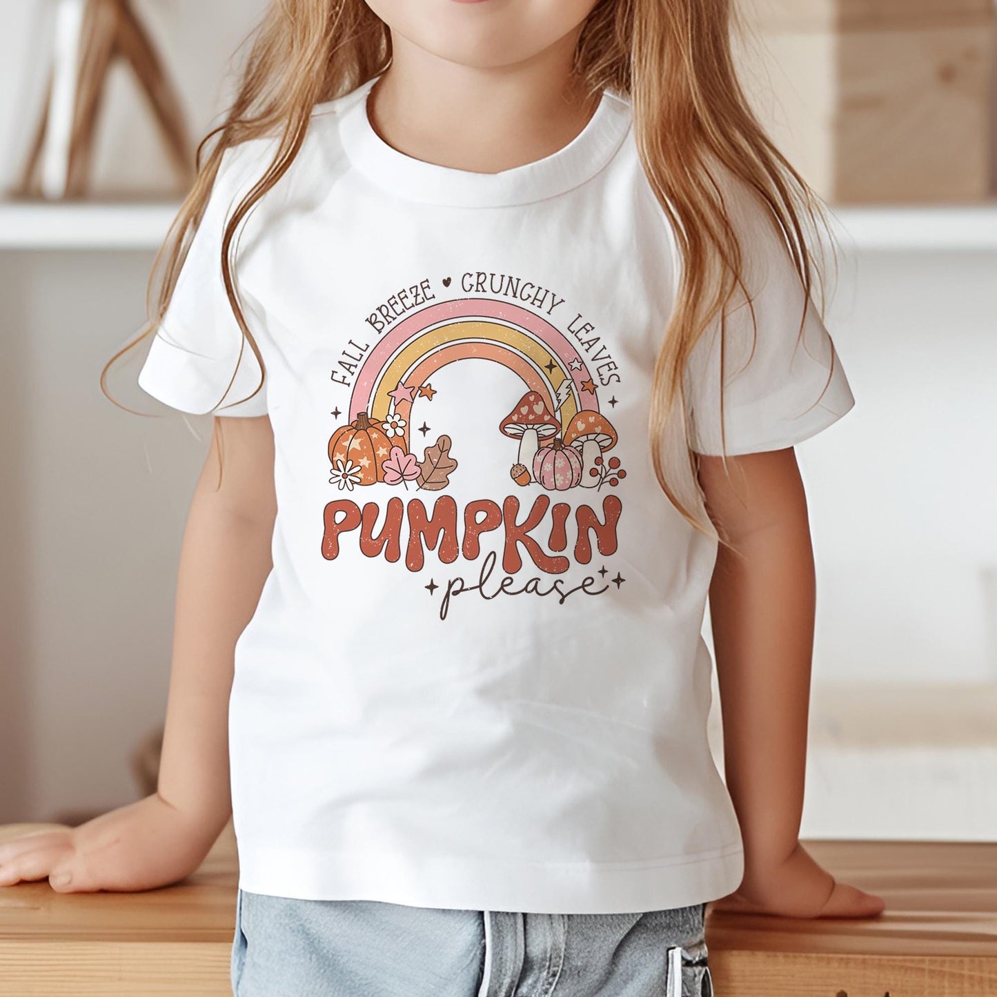 Pumpkin DTF Transfer Ready For Press, Fall DTF Transfers, Autumn DTF Transfer, Fall Transfers, Fall Breeze Crunchy Leaves Pumpkin Please