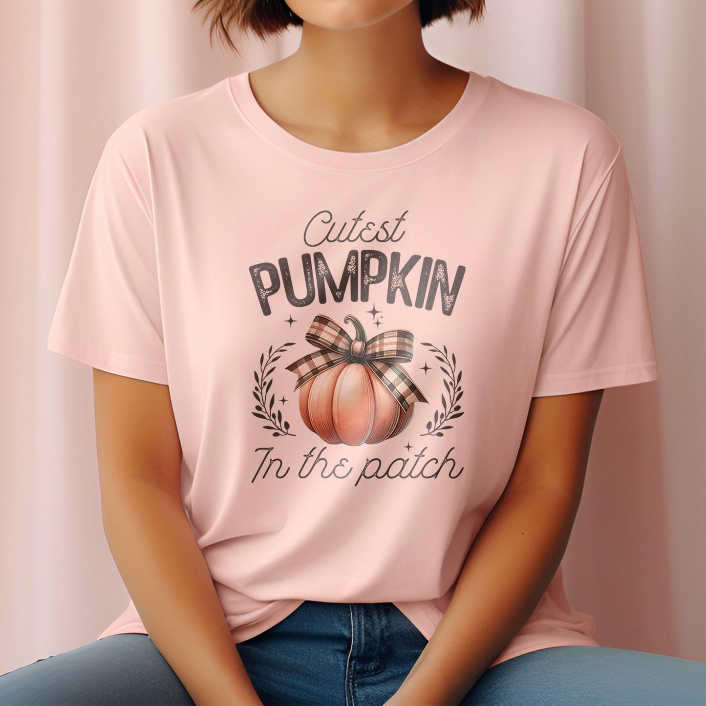 Pumpkin DTF Transfer Ready For Press, Fall DTF Transfers, Autumn DTF Transfer, Heat Press Transfer, Cutest Pumpkin In The Patch Dtf Transfer