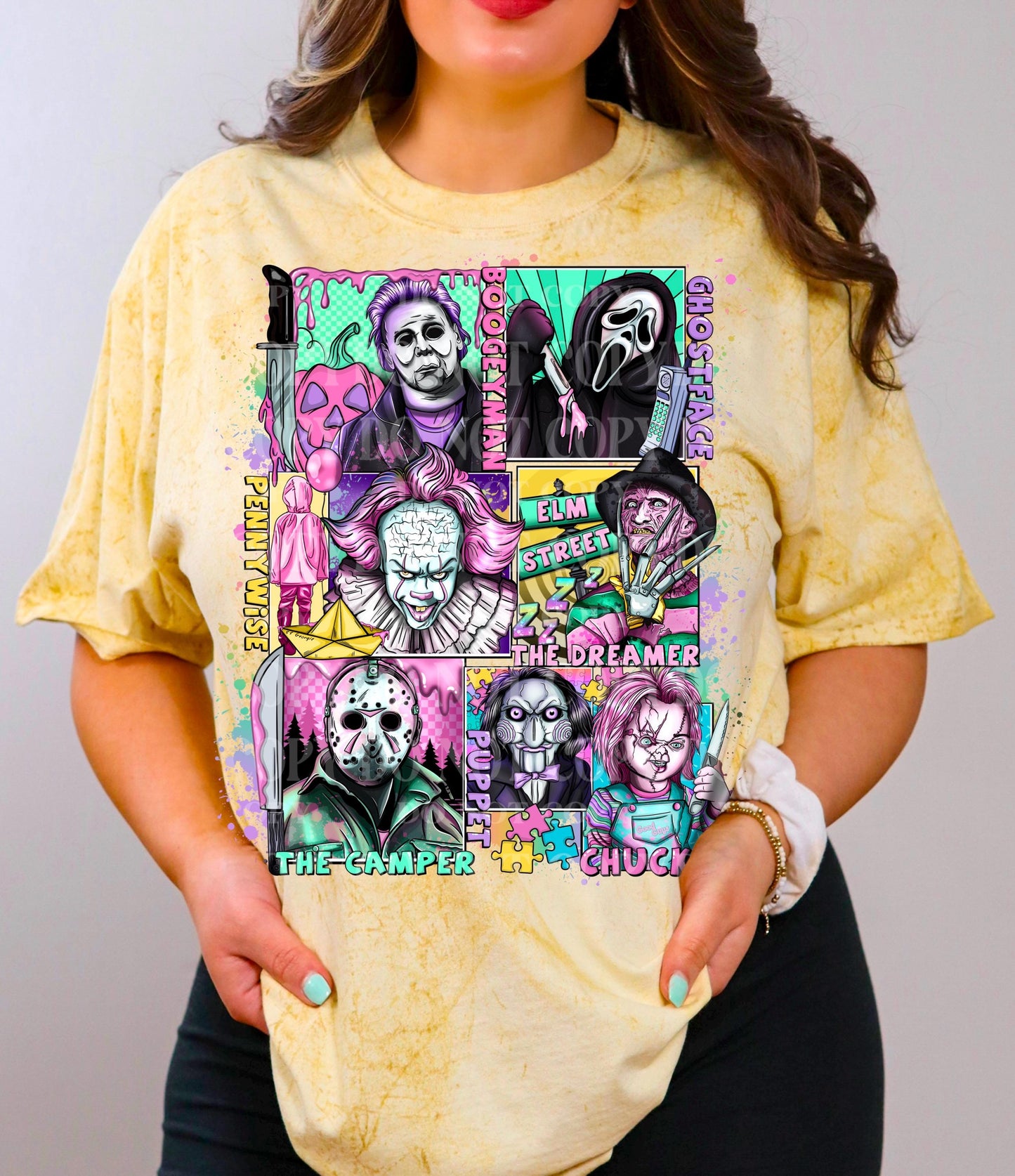 Halloween Gang Sheet, Spooky Movie Gang Sheet, Halloween DTF Transfer, Horror Classics DTF Transfer,Scary Movie DTF Transfer Ready For Press