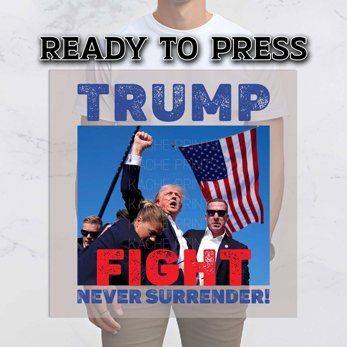 Trump Fight DTF Transfer, Trump Shooting Transfer, Trump Transfers, Trump Assassination Attempt, Trump 2024 Transfers, Bulletproof Trump Dtf