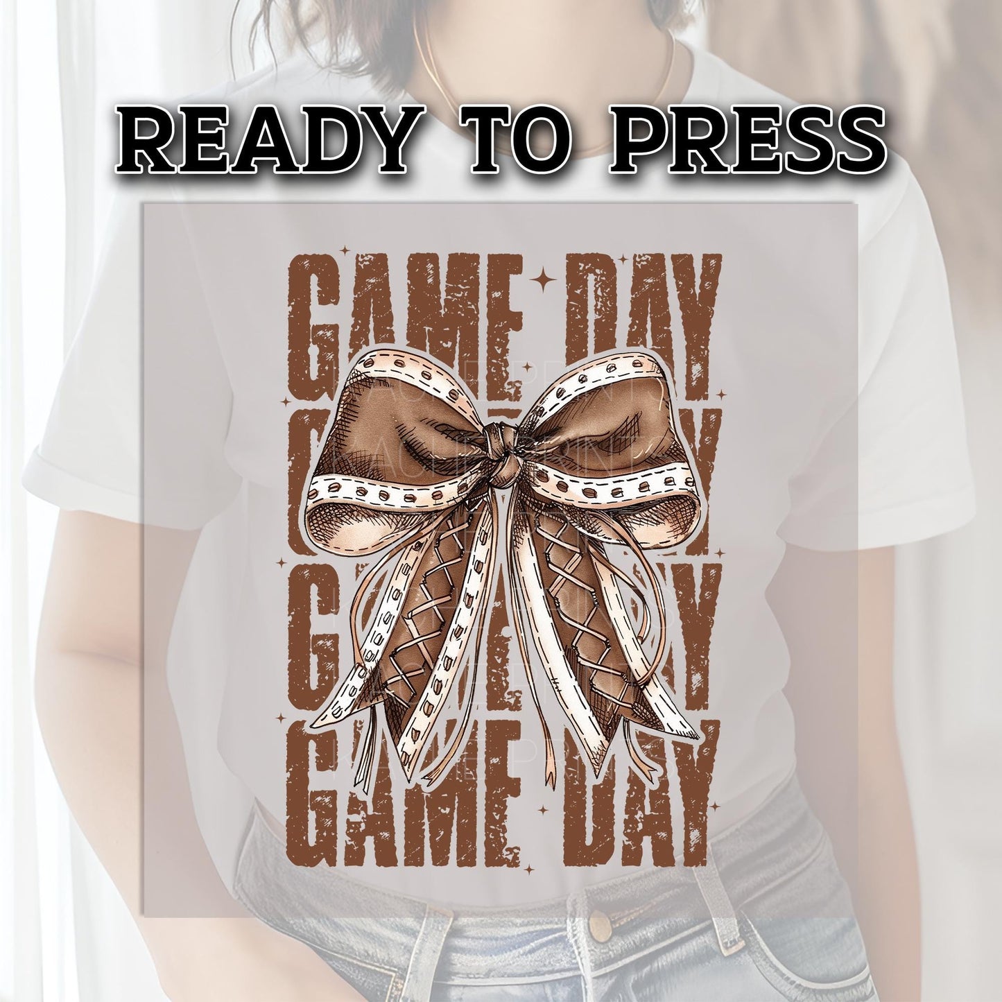 Football DTF Transfer Ready For Press, DTF Transfers, Heat Press Transfer, Dtf Heat Transfers, Football Transfers, Game Day DTF Prints
