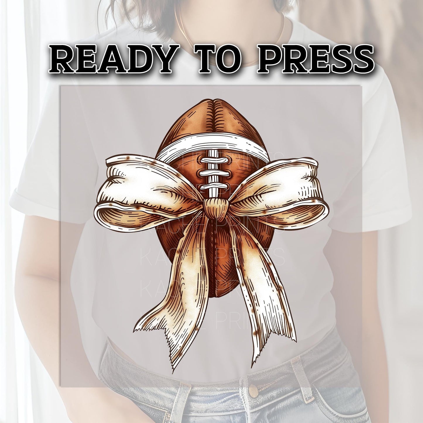 Football DTF Transfer Ready For Press, DTF Transfers, Heat Press Transfer, Dtf Heat Transfers, Game Day DTF Transfers, Football Dtf Prints