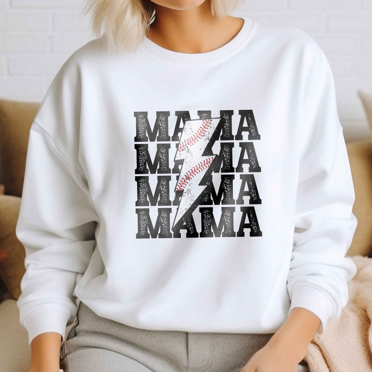 Baseball Mama DTF Transfers, DTF Transfer Ready For Press, Heat Press Transfer, Ready For Press, Direct to Film, DTF Prints, Mama Dtf Print