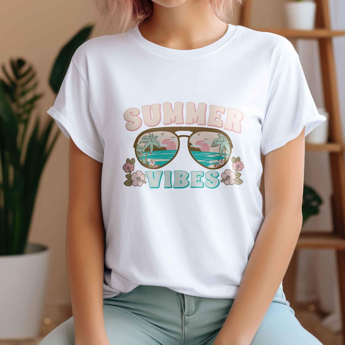 Summer Vibes DTF Transfers, DTF Transfer Ready For Press, Heat Press Transfer, DTF Prints, Direct to Film, Summer Transfers, Beach Transfers