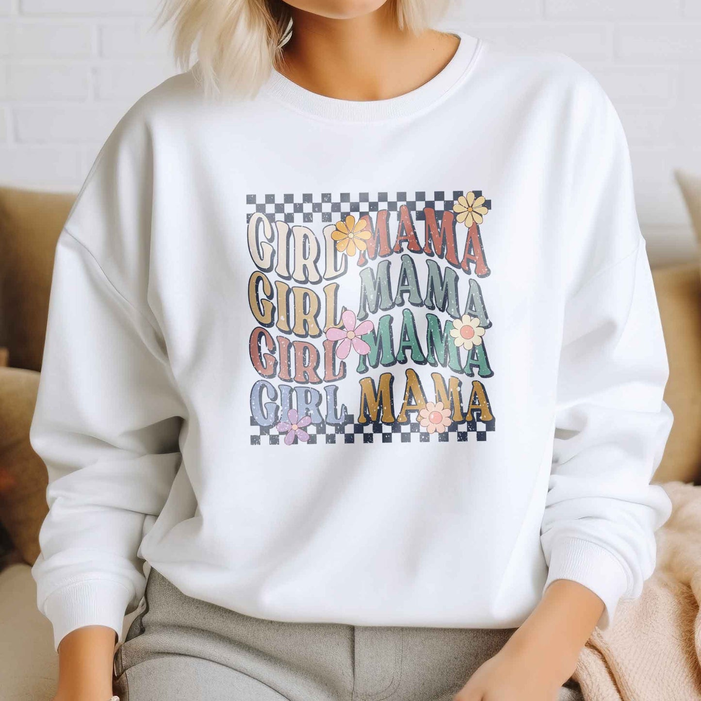 Girl Mama DTF Transfers, DTF Transfer Ready For Press, Heat Press Transfer, Ready For Press, Dtf Heat Transfer, Floral Girl Mama Transfer