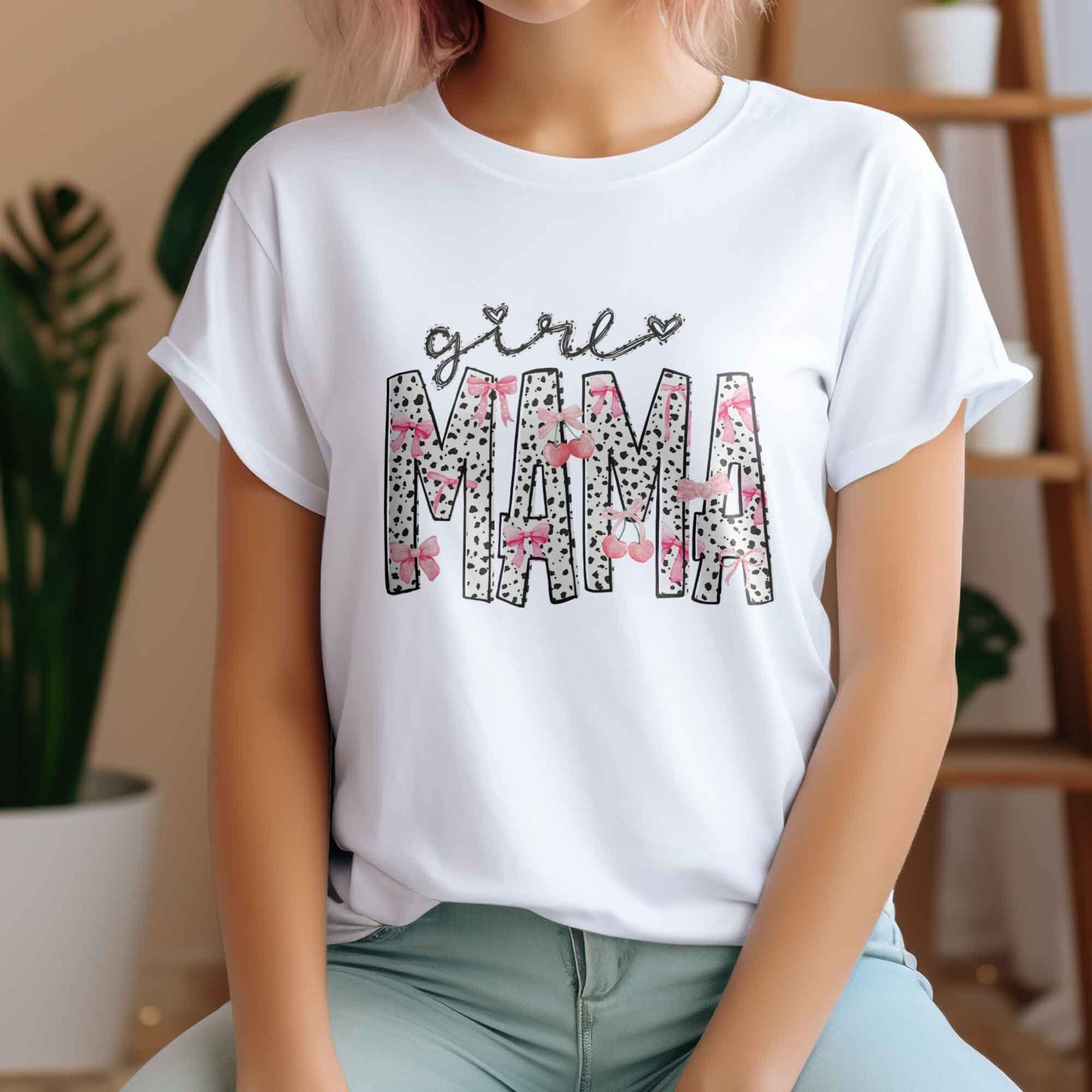 Girl Mama DTF Transfers, DTF Transfer Ready For Press, Heat Press Transfer, Ready For Press, Dtf Heat Transfer, Girl Mama Coquette Bow Dtf