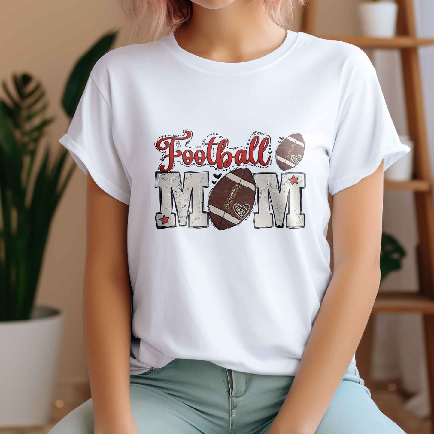 Football Mom DTF Transfers, DTF Transfer Ready For Press, Heat Press Transfer, Football Ready For Press, Football Mom Dtf Heat Transfers