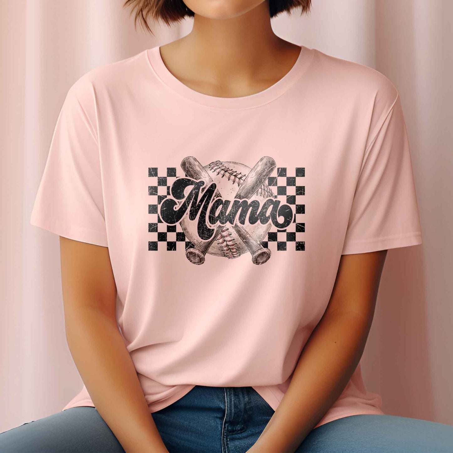 Baseball Mama DTF Transfers, DTF Transfer Ready For Press, Heat Press Transfer, Ready For Press, Direct to Film, DTF Prints, Mom Dtf Prints