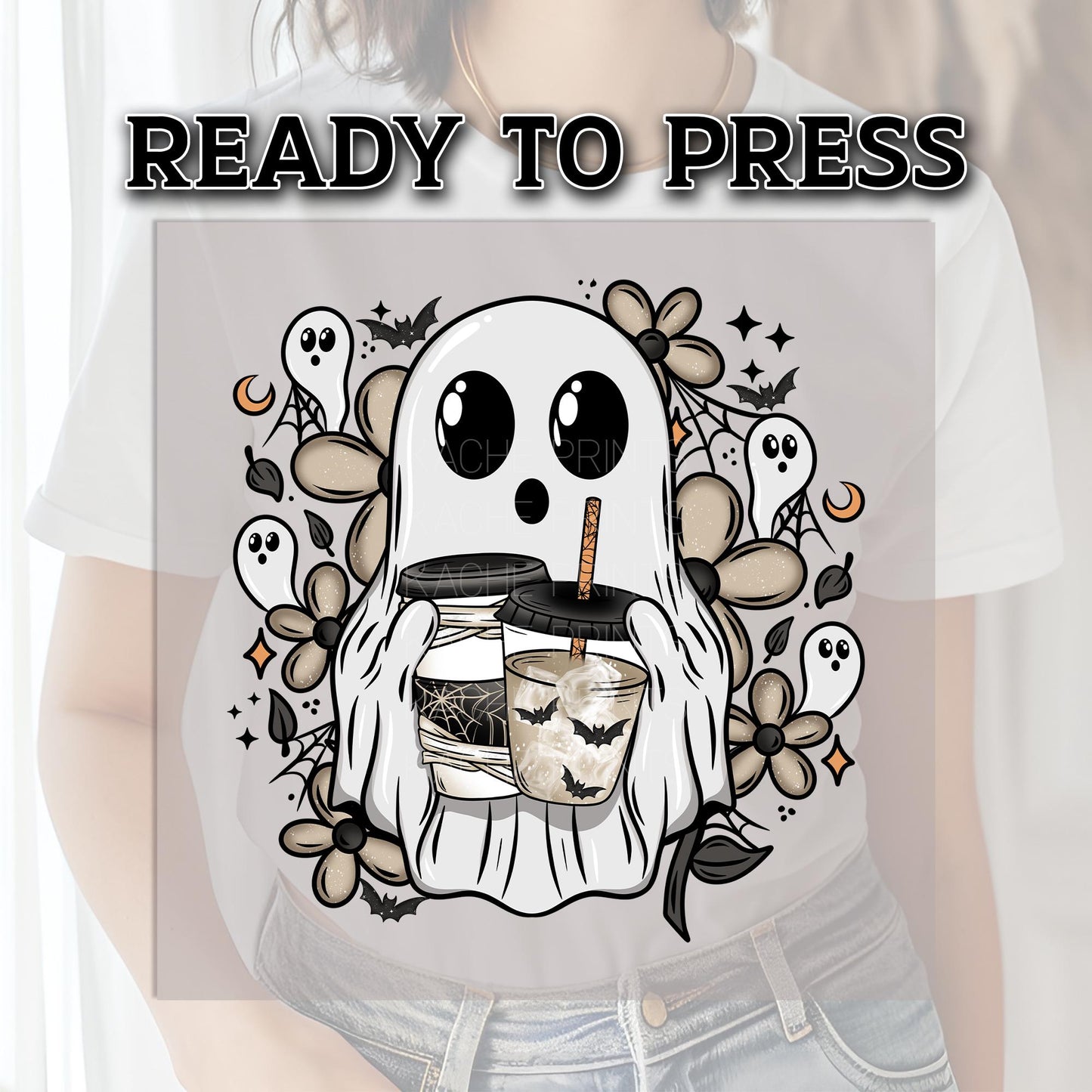 Ghost Season DTF Transfers, Boo Dtf Transfer, Halloween DTF Transfer Ready For Press, Heat Press Transfers, Horror Dtf, Spooky Dtf Transfers