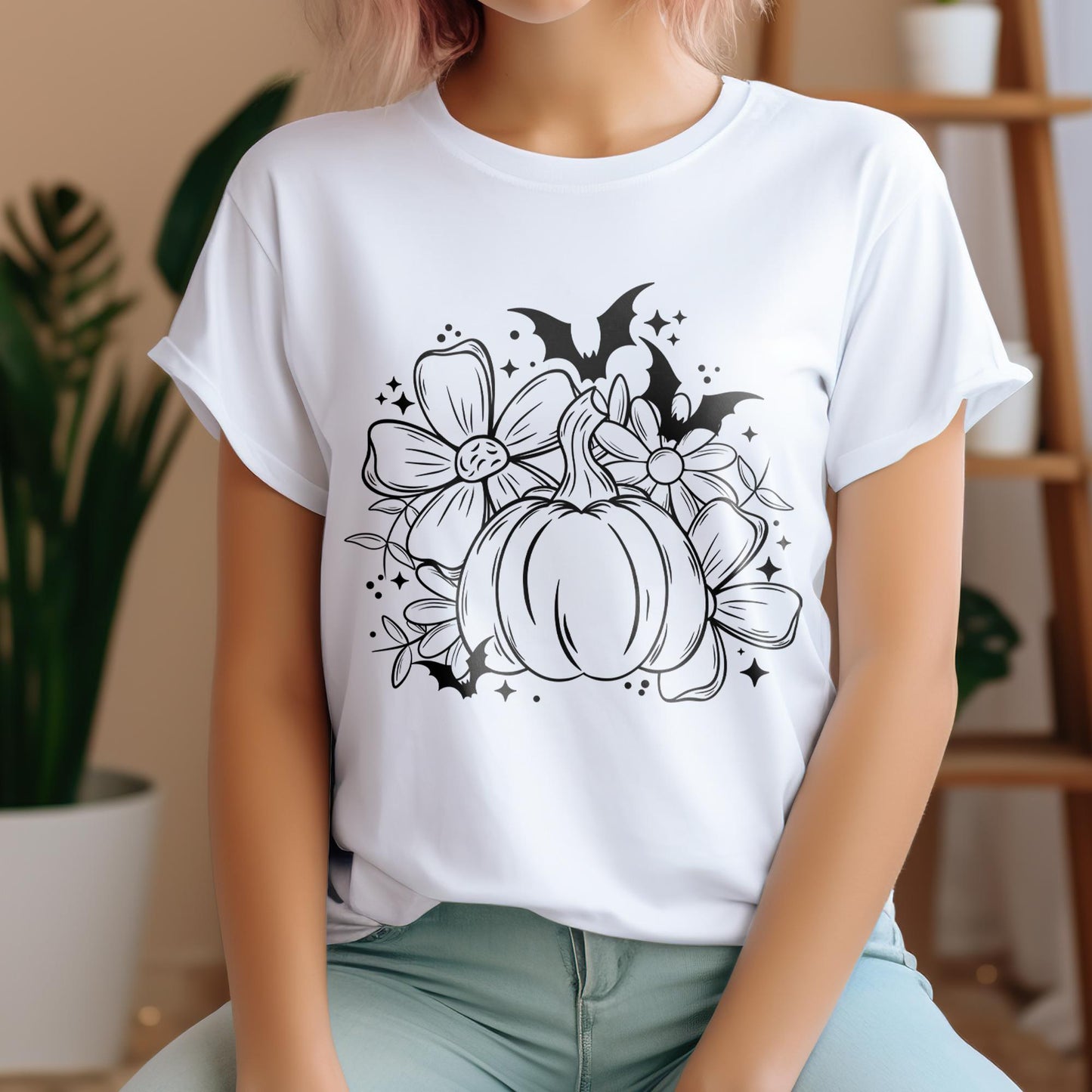 Pumpkin Season DTF Transfer Ready For Press, Fall DTF Transfers, Autumn DTF Print, Fall Transfers, Pumpkin Ready to Press, Bats Dtf Print