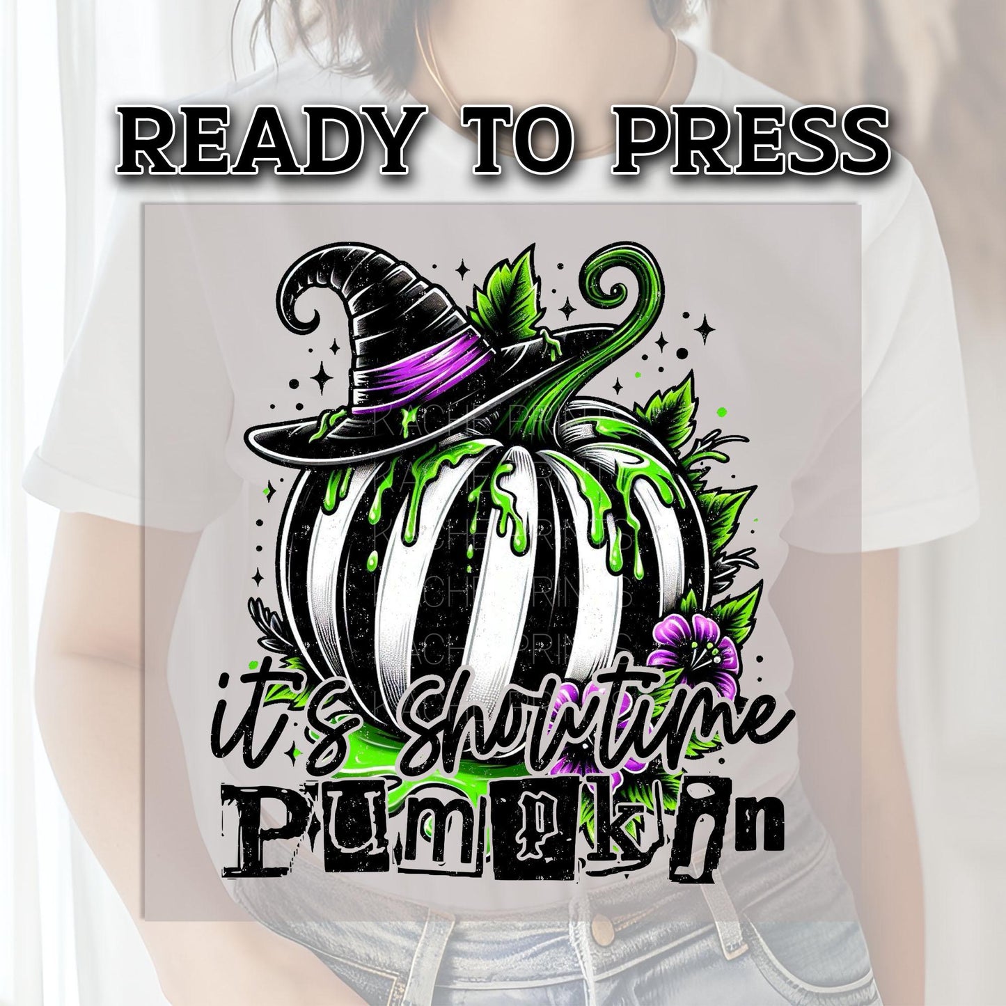 It's Showtime Pumpkin DTF Transfers, Spooky Dtf Transfer, Halloween DTF Transfers Ready For Press, Heat Press Transfers, Retro Pumpkin Dtf
