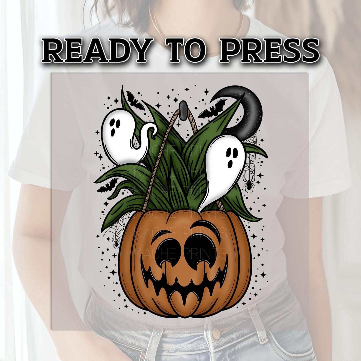 Pumpkin DTF Transfer, Halloween DTF Transfer Ready For Press, Heat Press Transfers, Spooky Season Dtf Transfers, Boo Dtf, Horror Pumpkin Dtf