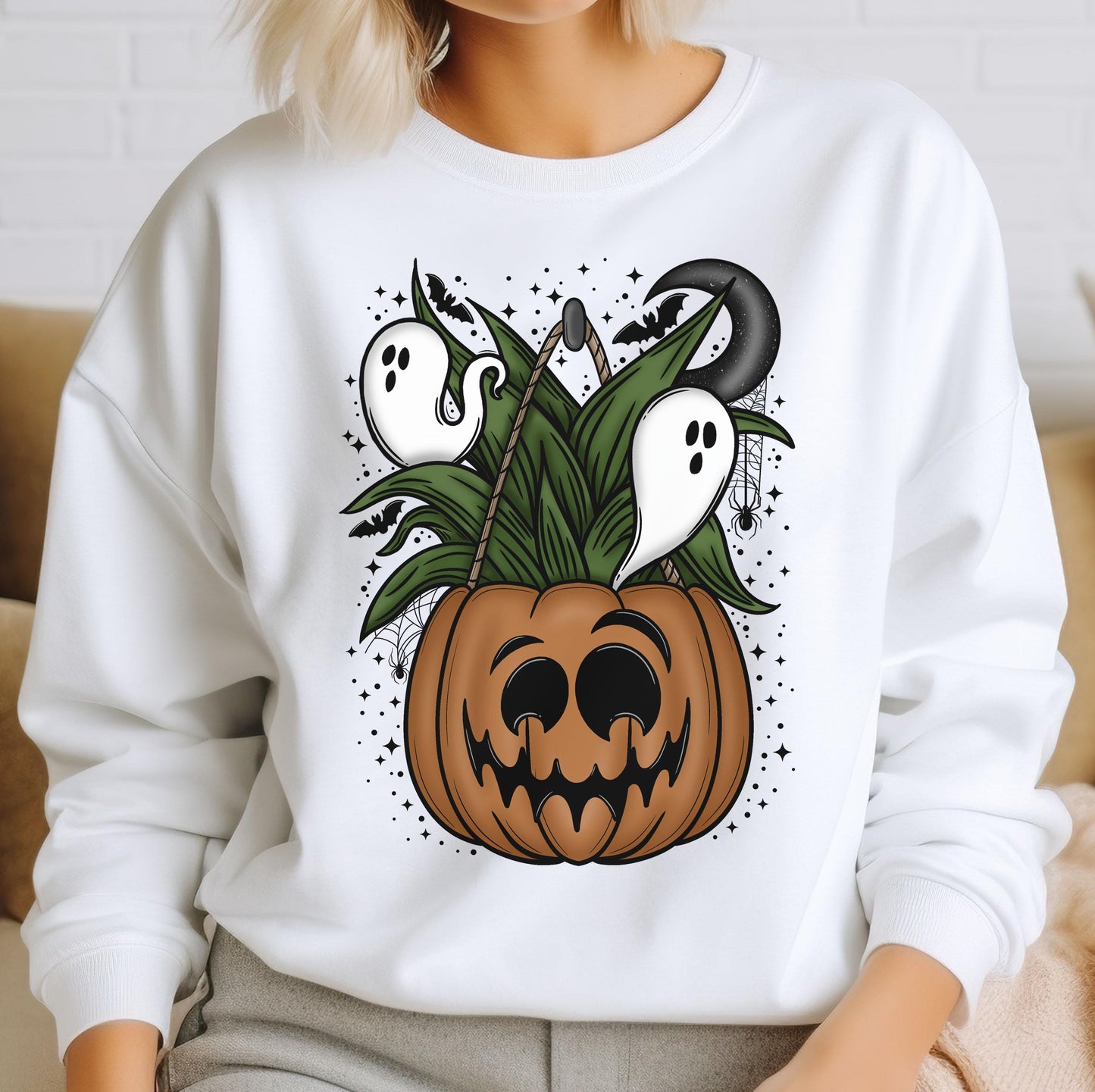 Pumpkin DTF Transfer, Halloween DTF Transfer Ready For Press, Heat Press Transfers, Spooky Season Dtf Transfers, Boo Dtf, Horror Pumpkin Dtf