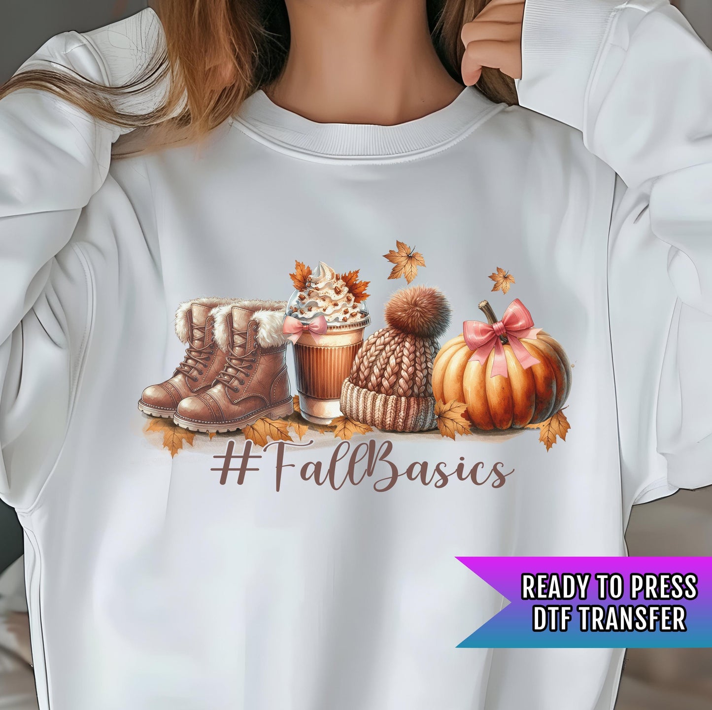 Fall DTF Transfer Ready For Press, Fall DTF Transfers, Autumn DTF Transfer, Fall Transfers, Pumpkin Patch Club, Fall Basics Dtf Transfers
