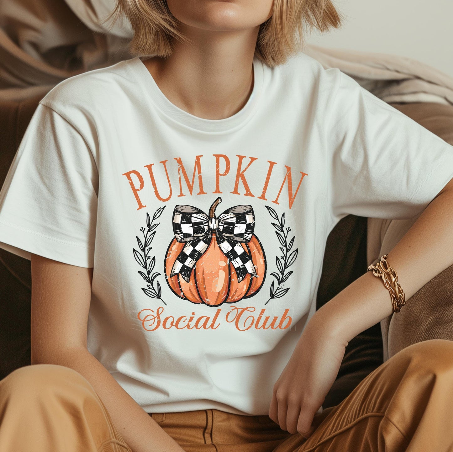 Pumpkin Gang Sheet, Fall DTF Transfers, Autumn DTF Transfer Ready For Press, Pumpkin Social Club Premade Gang Sheet, Heat Transfer, Dtf