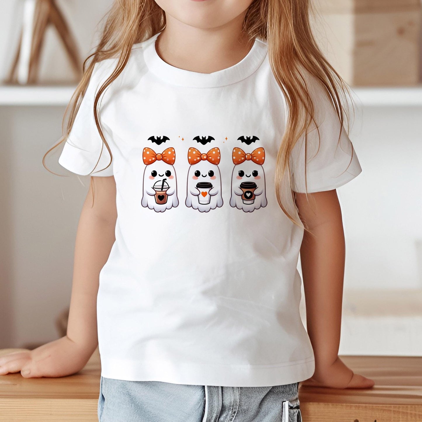 Ghosts Gang Sheet, Halloween DTF Transfer, Ghosts Ready To Press, DTF Transfer Ready For Press, Halloween Premade Gang Sheet,Cute Ghosts Dtf