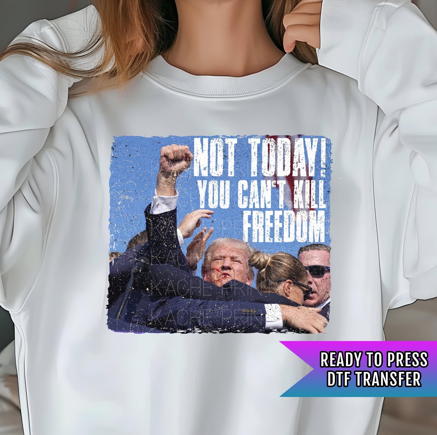 Trump DTF Transfer, Trump Transfers, Trump Shooting Transfer, Trump Assassination Attempt, Trump 2024 Transfers, Bulletproof Dtf,Trump Fight