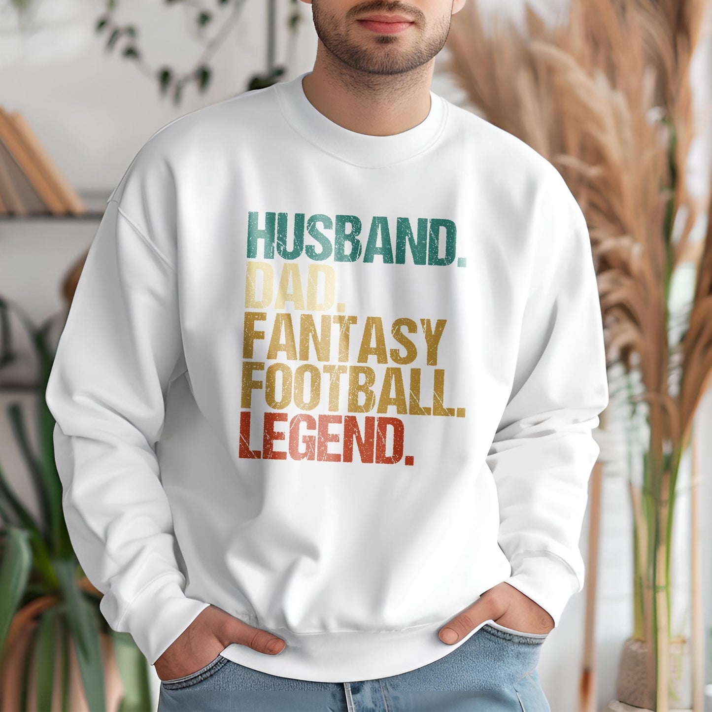 Football Dad DTF Transfer Ready For Press, DTF Transfers, Heat Press Transfer, Dtf Heat Transfer, Husband Dad Fantasy Football Legend Dtf