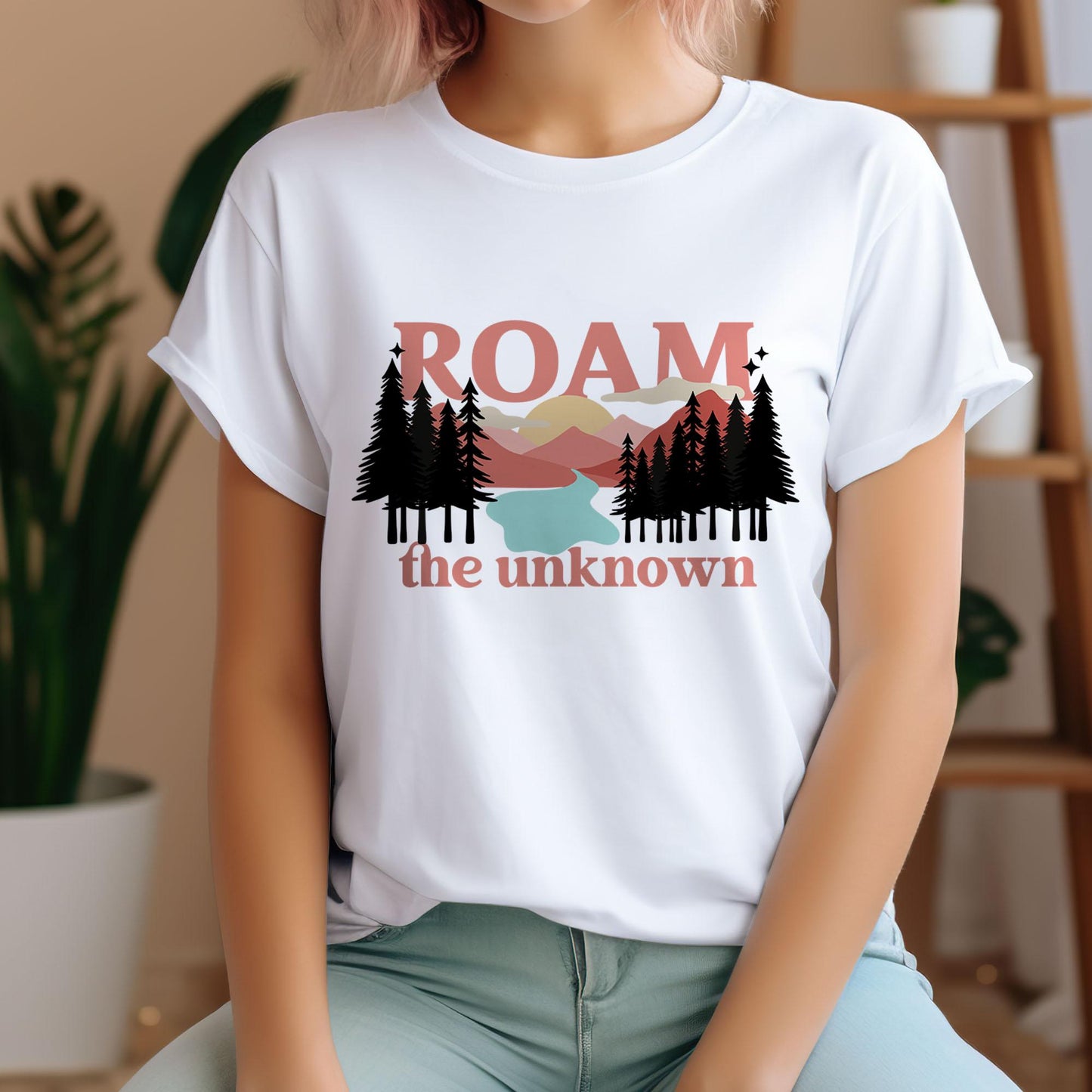 Roam The Unknown DTF Transfers, Explore Dtf Transfer, Adventure DTF TransferS Ready For Press, Roam Free, Heat Press Prints, Into The Forest
