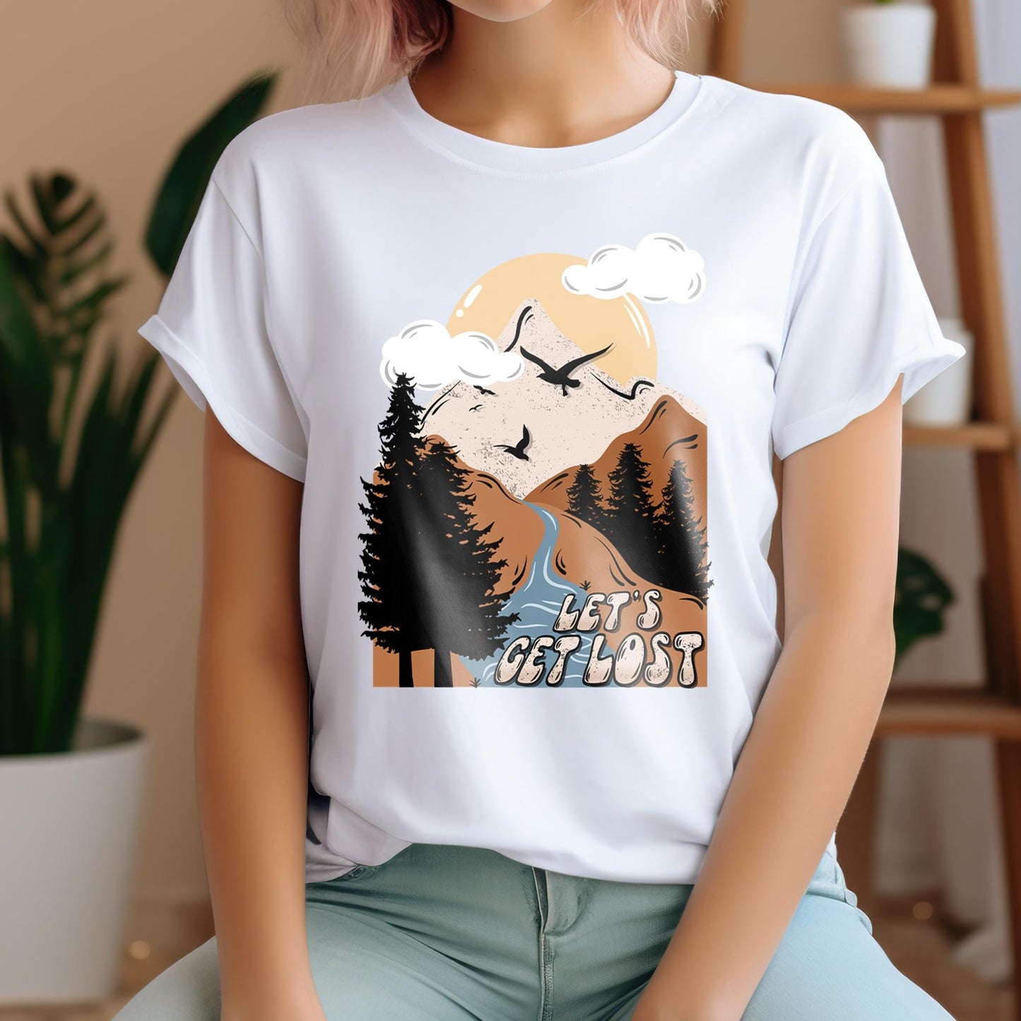 Let's Get Lost DTF Transfer Ready For Press, Explore DTF Transfer, Heat Press Transfer, Dtf Prints, Ready Dtf Transfer, Adventure Design Dtf