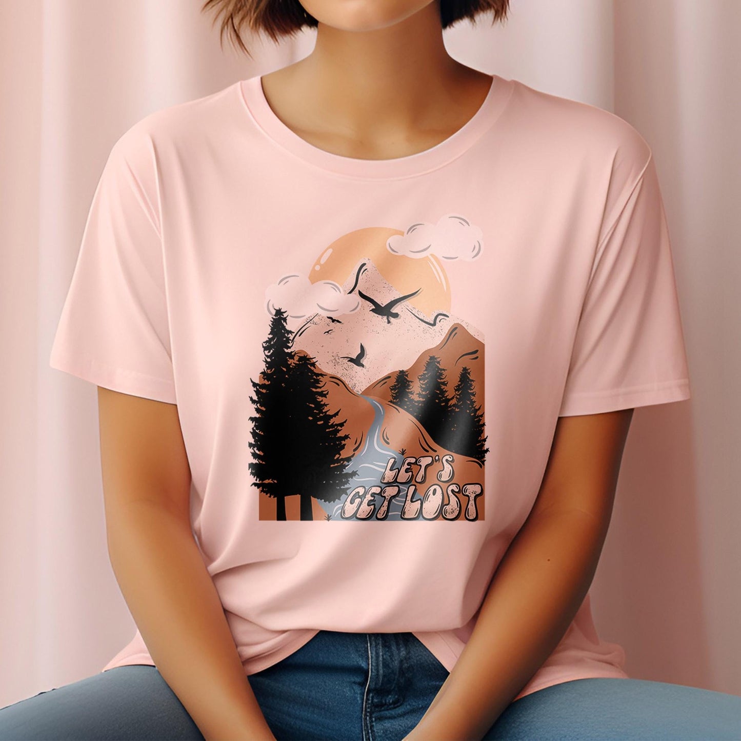 Let's Get Lost DTF Transfer Ready For Press, Explore DTF Transfer, Heat Press Transfer, Dtf Prints, Ready Dtf Transfer, Adventure Design Dtf
