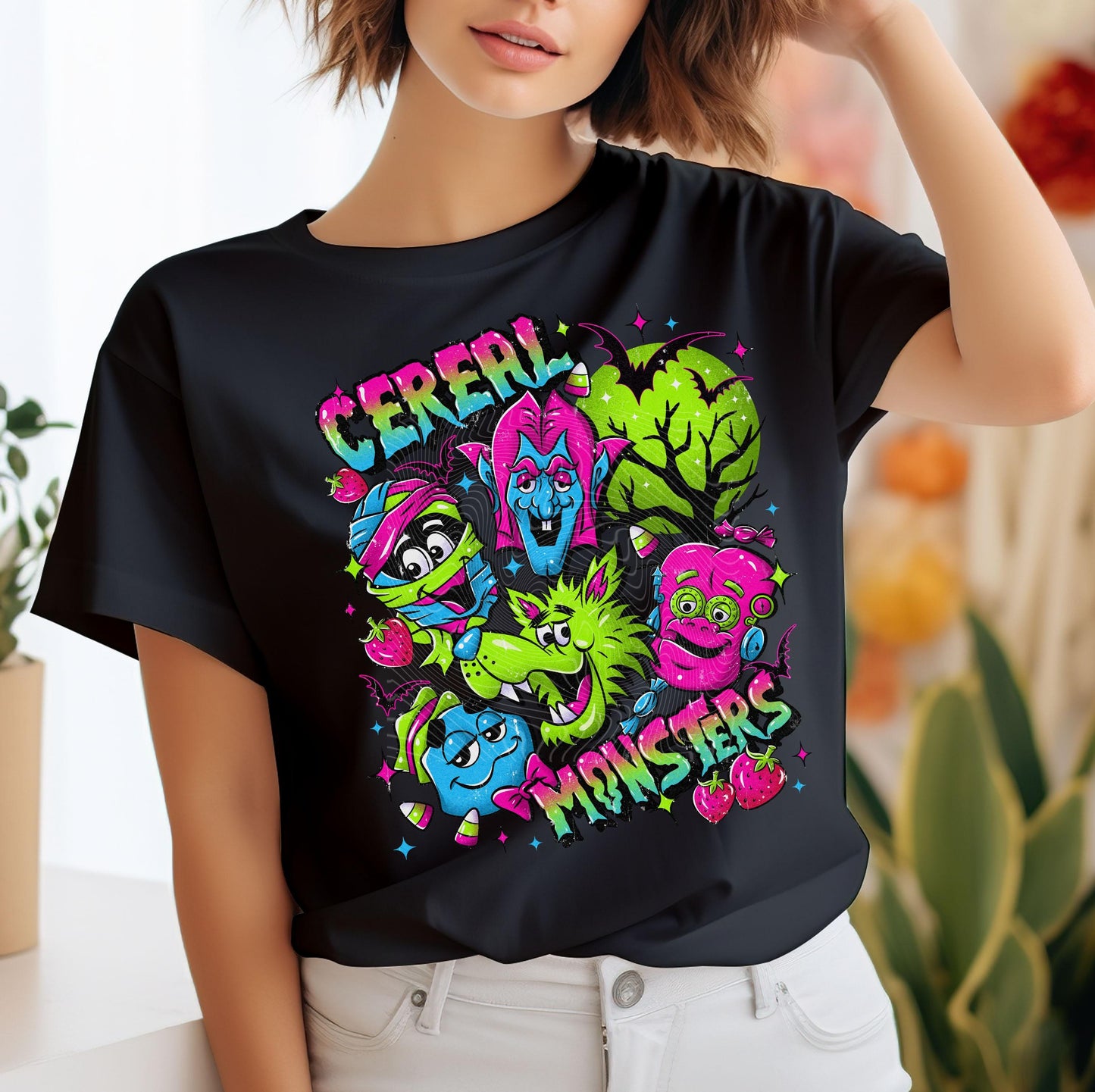Cereal Monsters DTF Transfer, Halloween DTF Transfer Ready For Press, Heat Press Transfer, Monsters DTF, Spooky Season Dtf, Horror Dtf Print