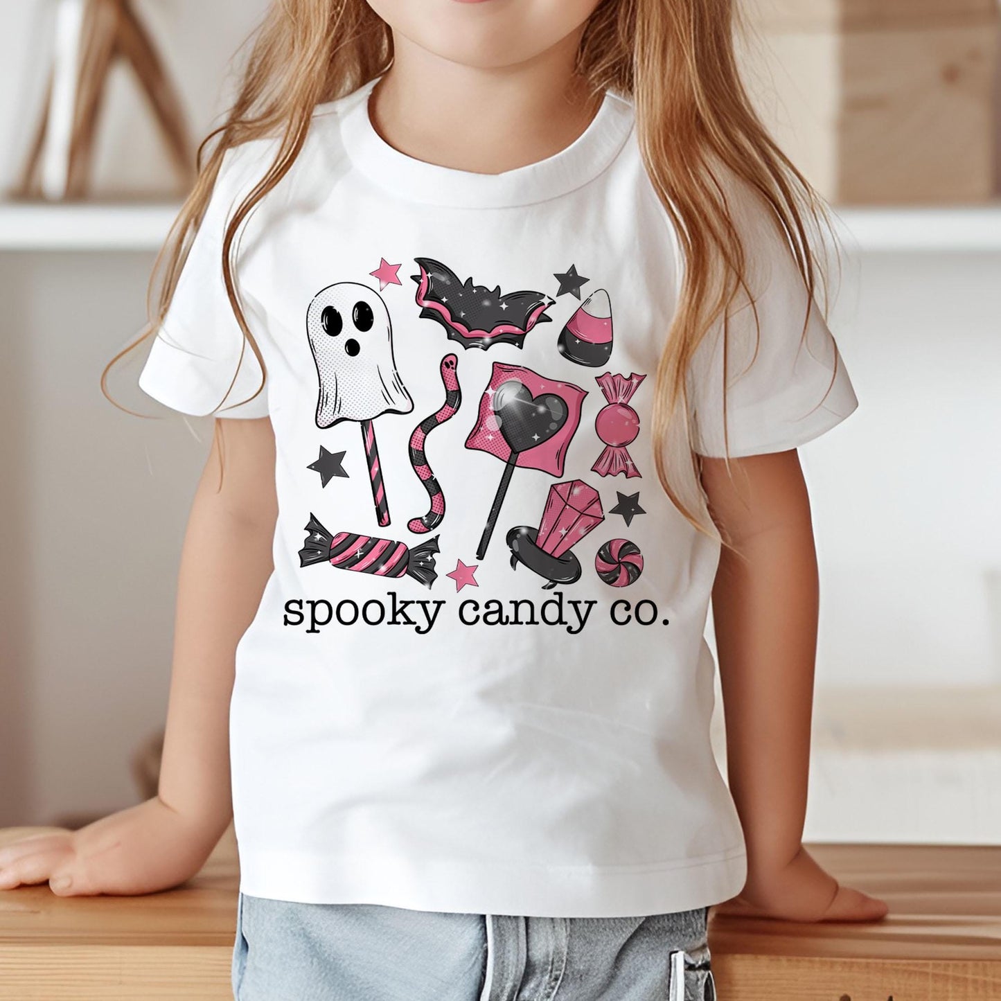 Spooky Candy Co DTF Transfer, Halloween DTF Transfers Ready For Press, Heat Press Transfers, Ghost Dtf Transfers, Trick Or Treat Dtf Prints
