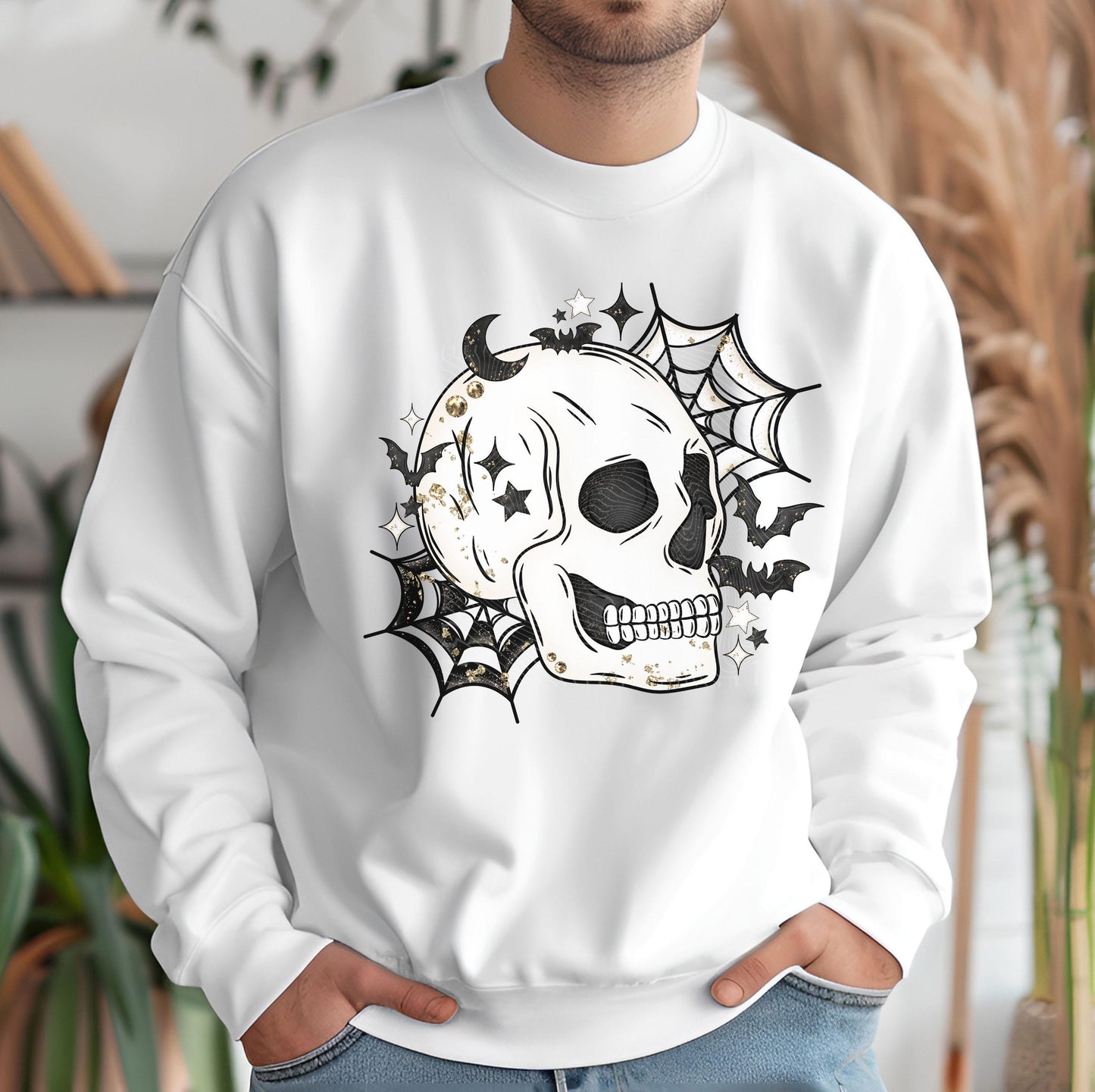 Halloween Skull DTF Transfers, Skeleton Dtf Transfers, Halloween DTF Transfers Ready For Press, Spooky DTF, Heat Press Transfers, Spider Dtf