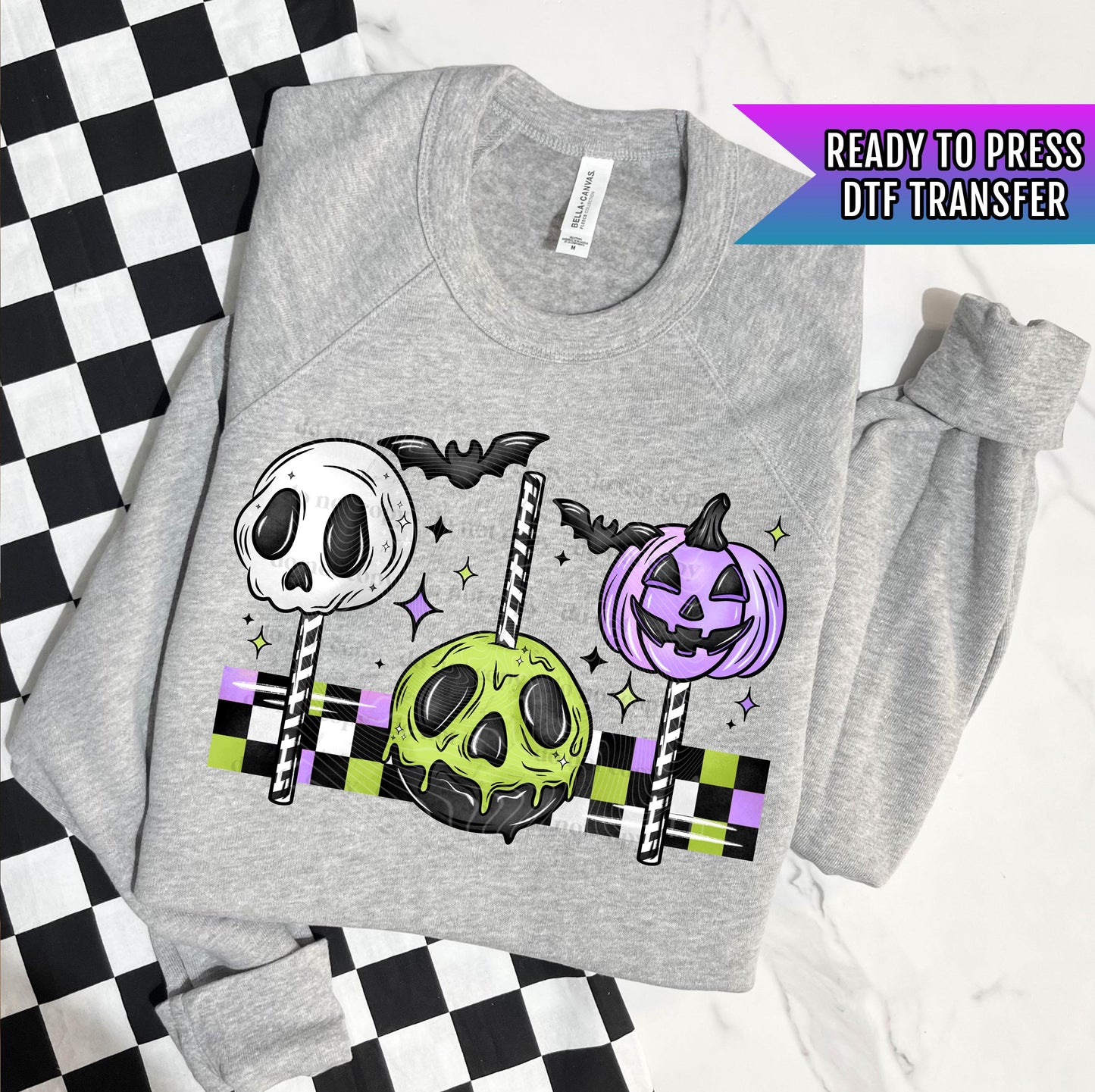 A Little Sweet Very Spooky DTF Transfers, Halloween DTF Transfer Ready For Press, Spooky Pops DTF Prints, Spooky Season, Heat Press Transfer
