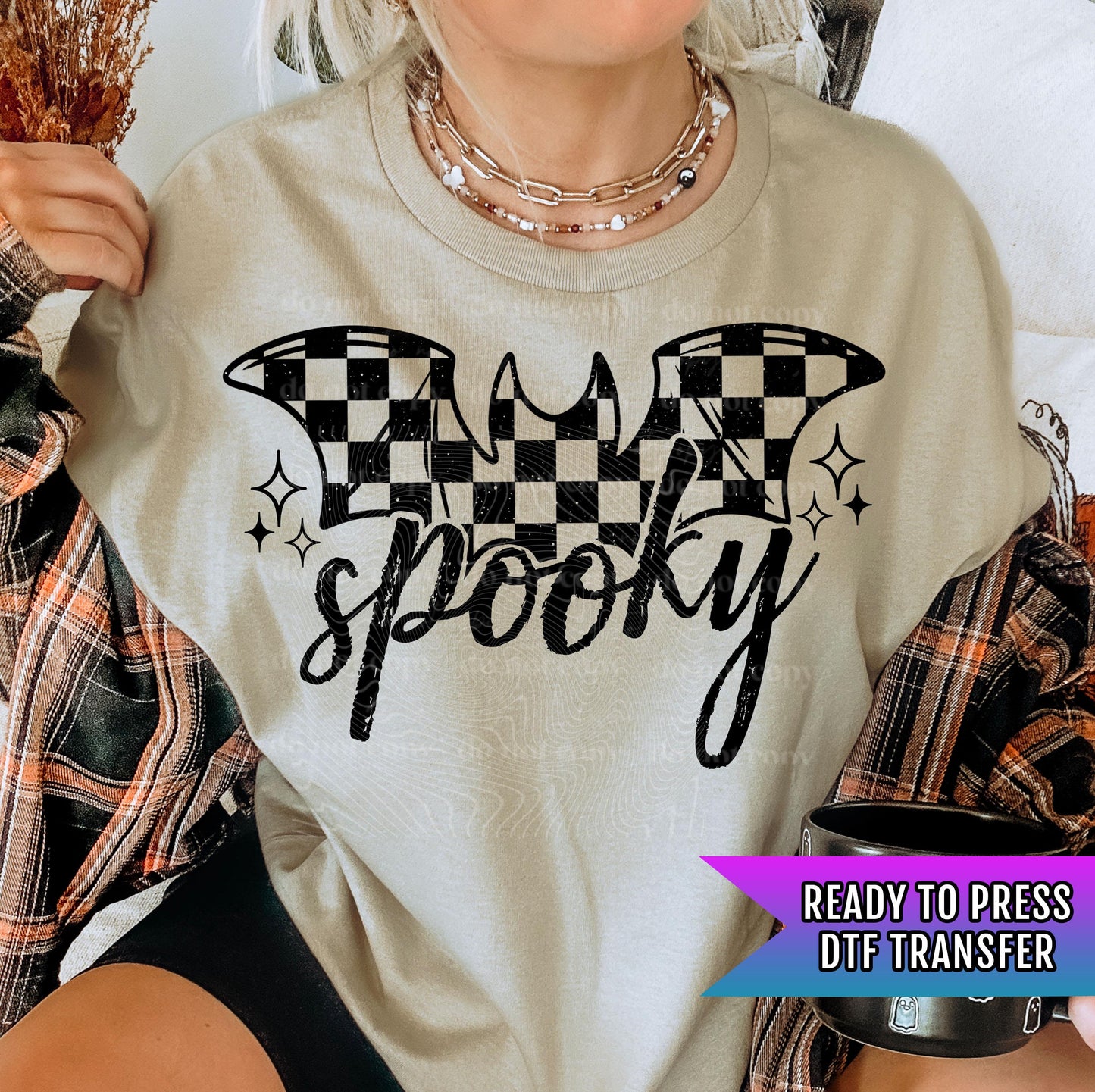 Spooky Bat DTF Transfers, Bats Dtf Transfers, Halloween DTF Transfers Ready For Press, Spooky Season, Heat Press Transfers, Horror Dtf Print