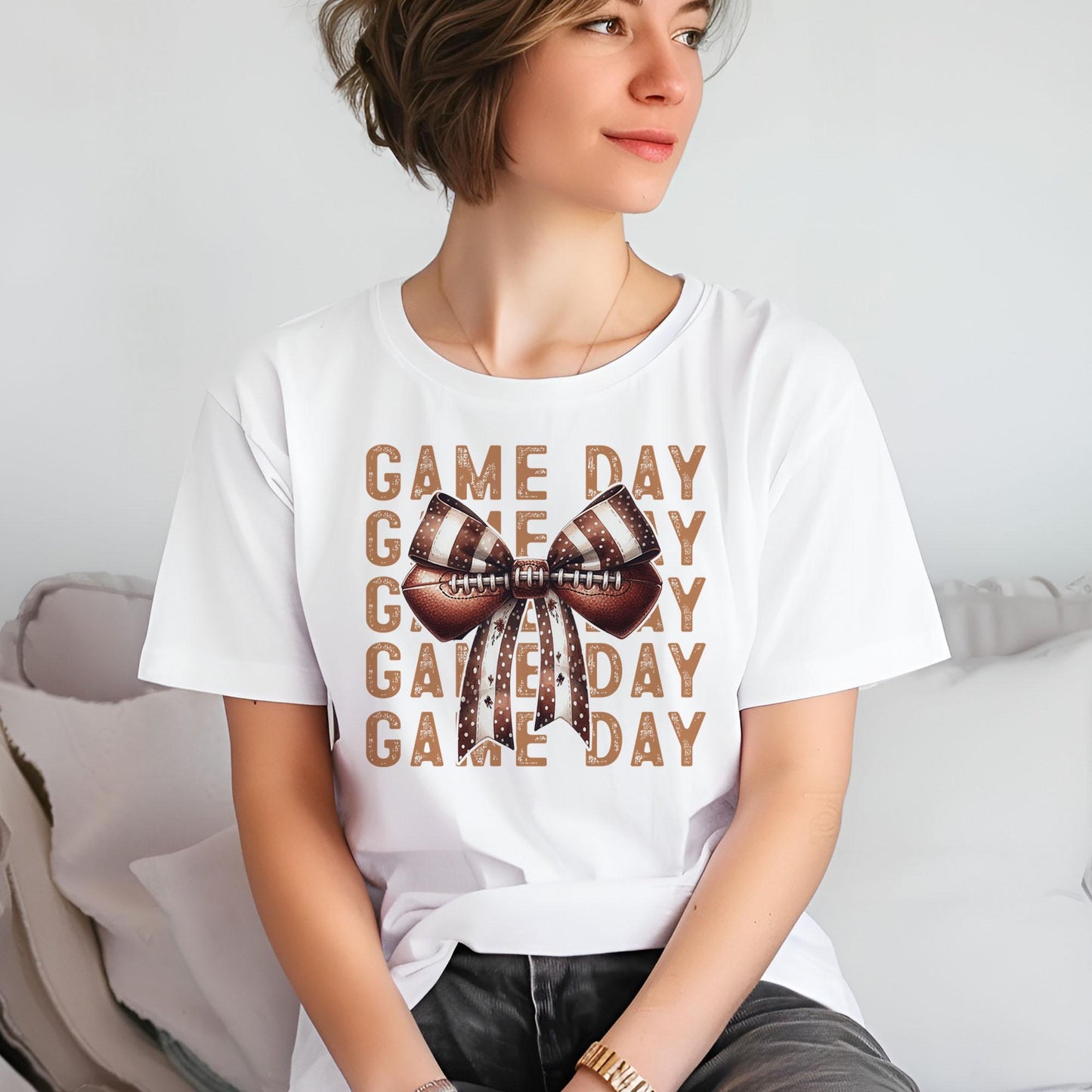 Game Day Football Ready To Press, Sport DTF Transfers, Football DTF Prints Ready For Press, Football Transfer, Game Day Prints, Ballpark Mom