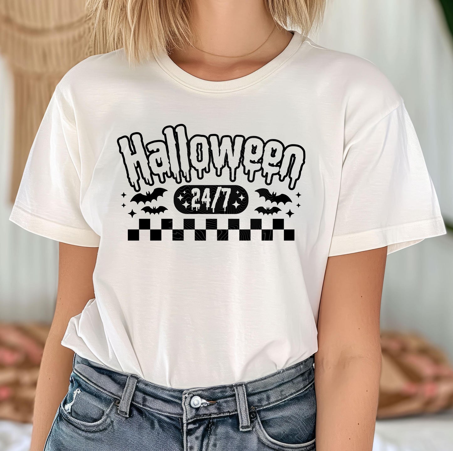 Halloween 24/7 DTF Transfers, Halloween DTF Transfers Ready For Press, Spooky Season DTF Transfers, Bats Dtf Prints, Heat Press Transfers