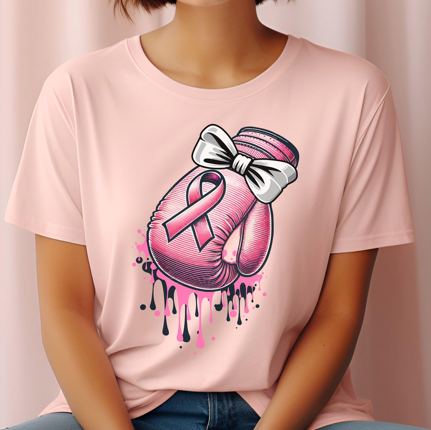 Breast Cancer Awareness DTF Transfers Ready For Press, Tackle Cancer Dtf Prints, Support Breast Cancer, Heat Press Transfers, Cancer Fighter